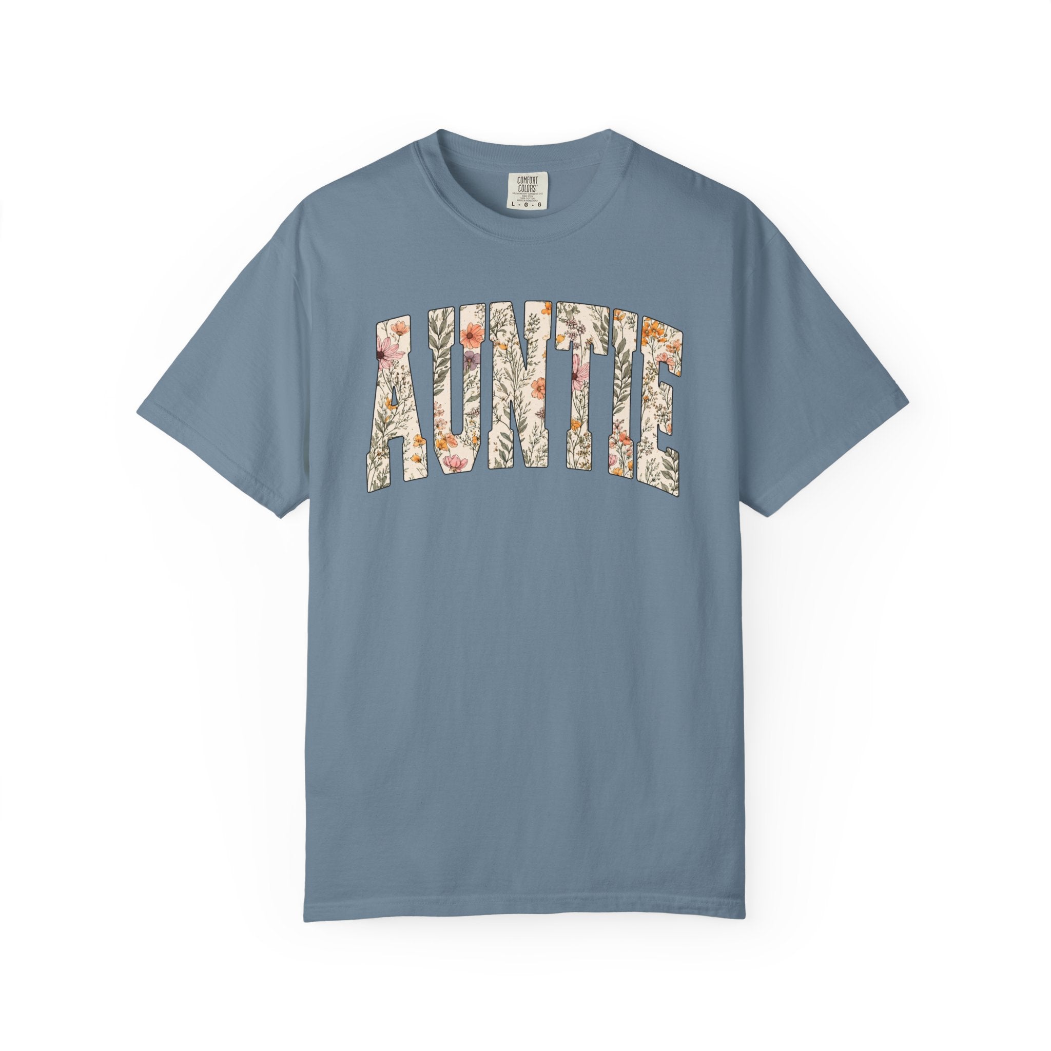“Auntie” Floral Tee