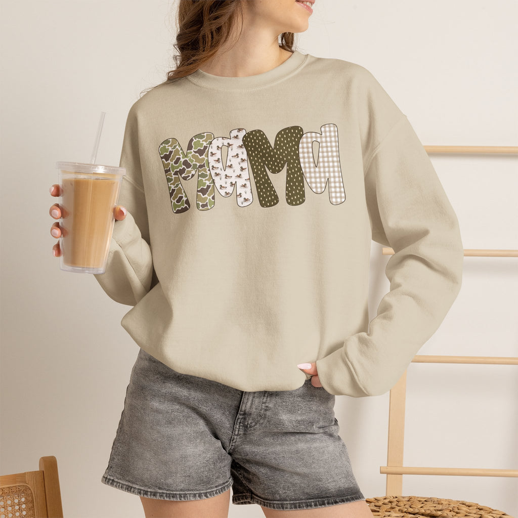 Mallard Mama Patchwork Sweatshirt
