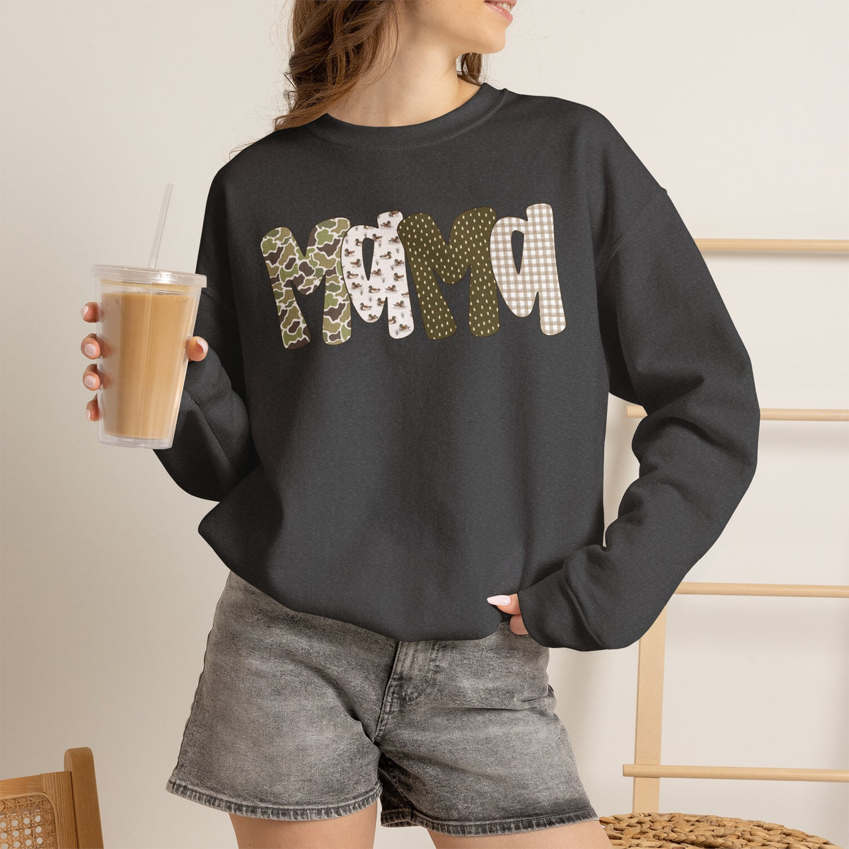 Mallard Mama Patchwork Sweatshirt