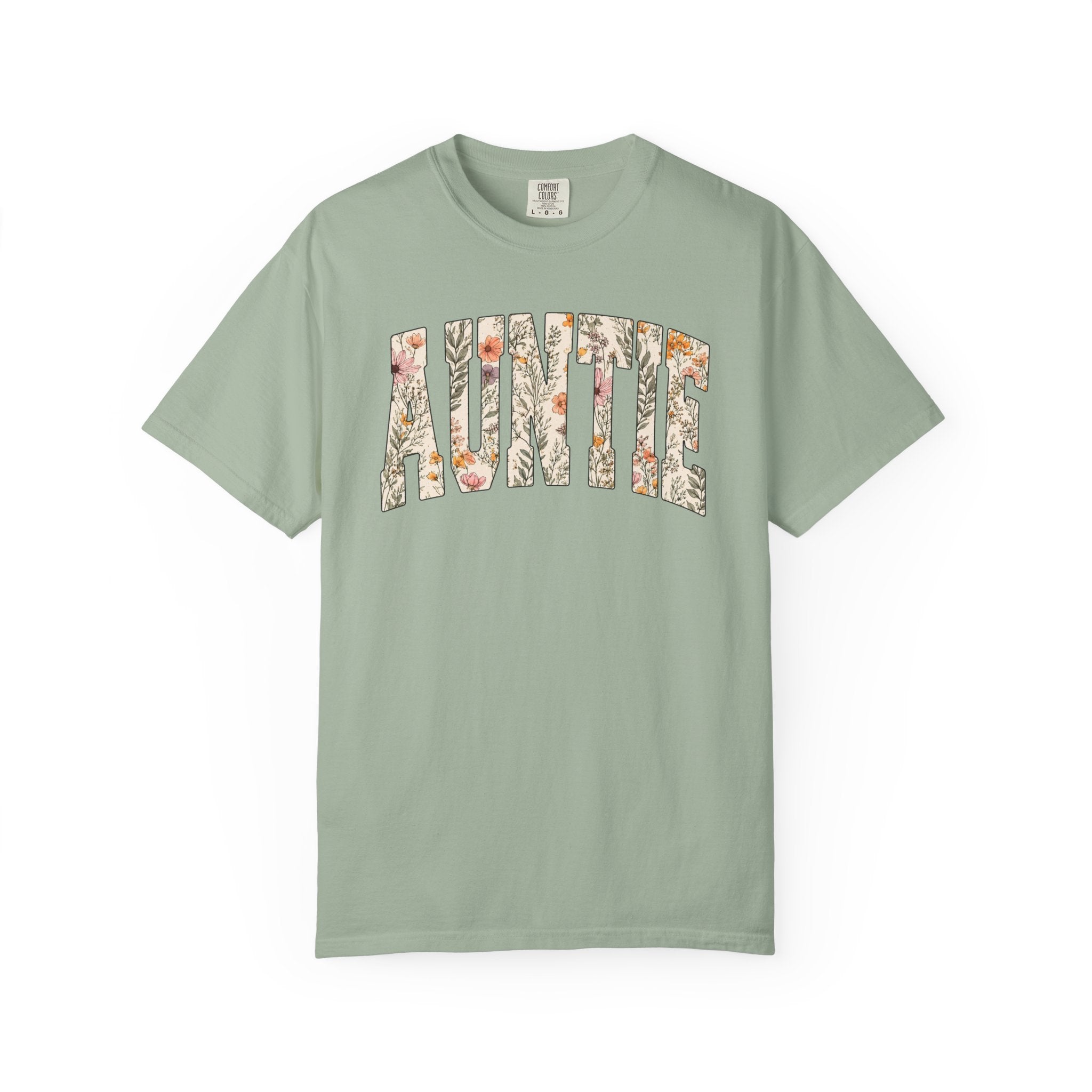 “Auntie” Floral Tee