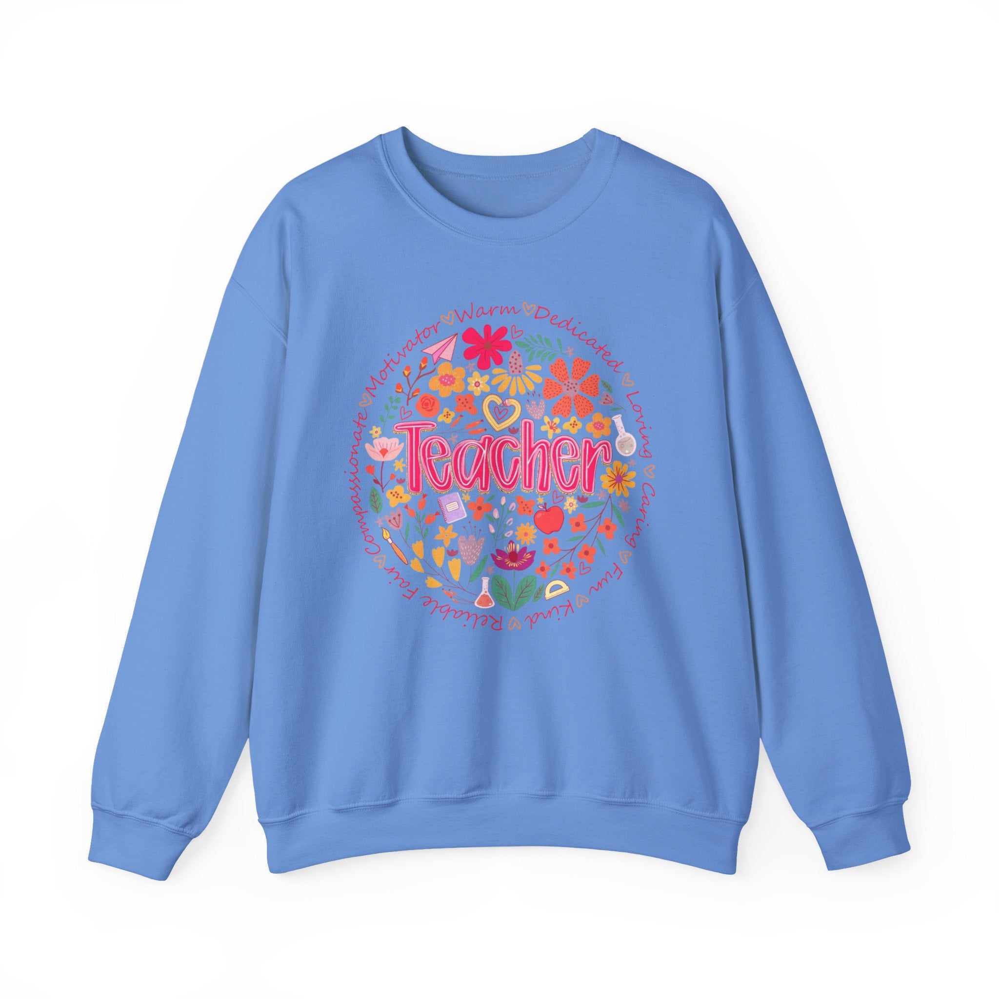 Teacher Floral Sweatshirt