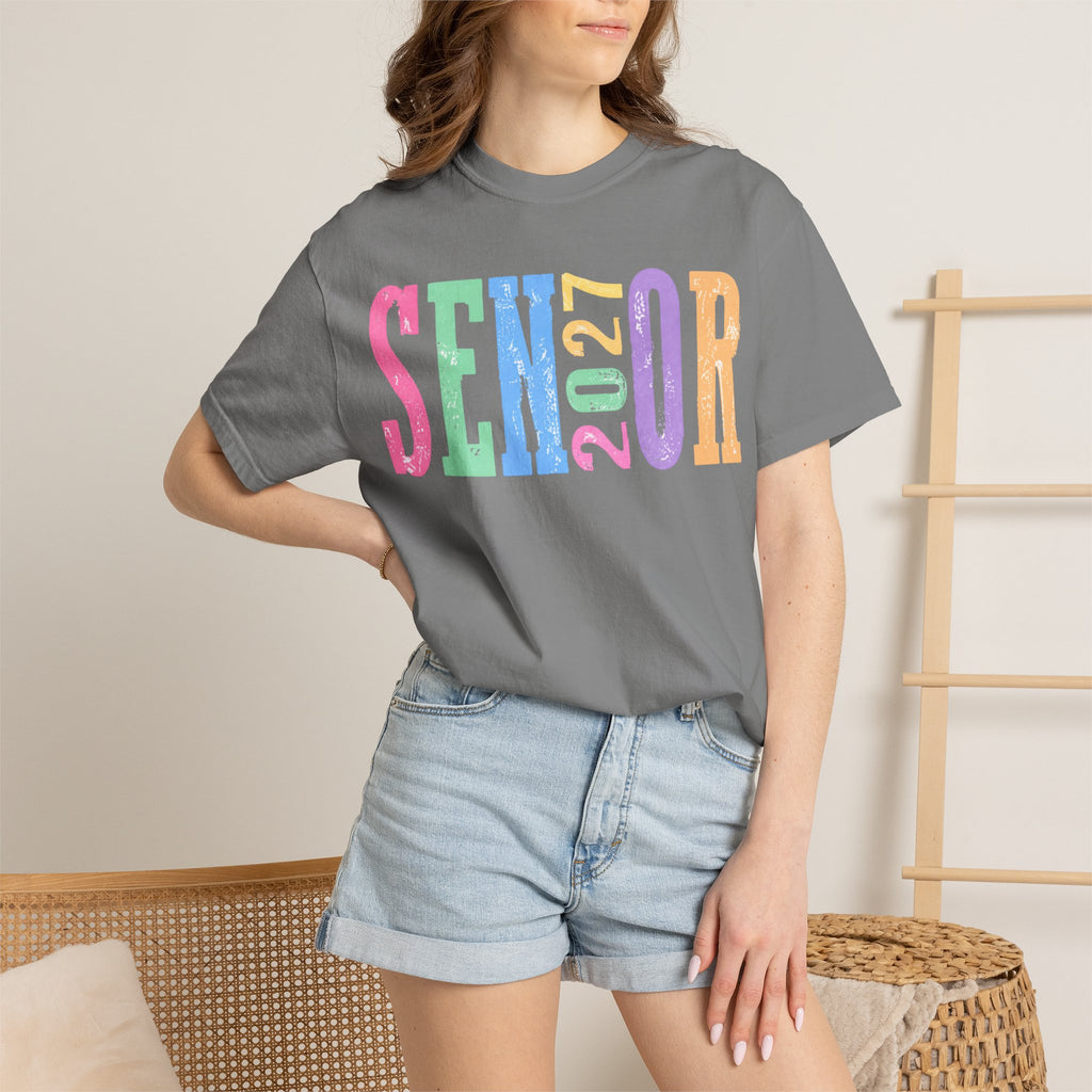 Senior 2027 Colorblock Tee