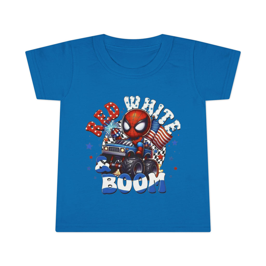 Toddler T-Shirt — "Red White Boom" Patriotic Graphic