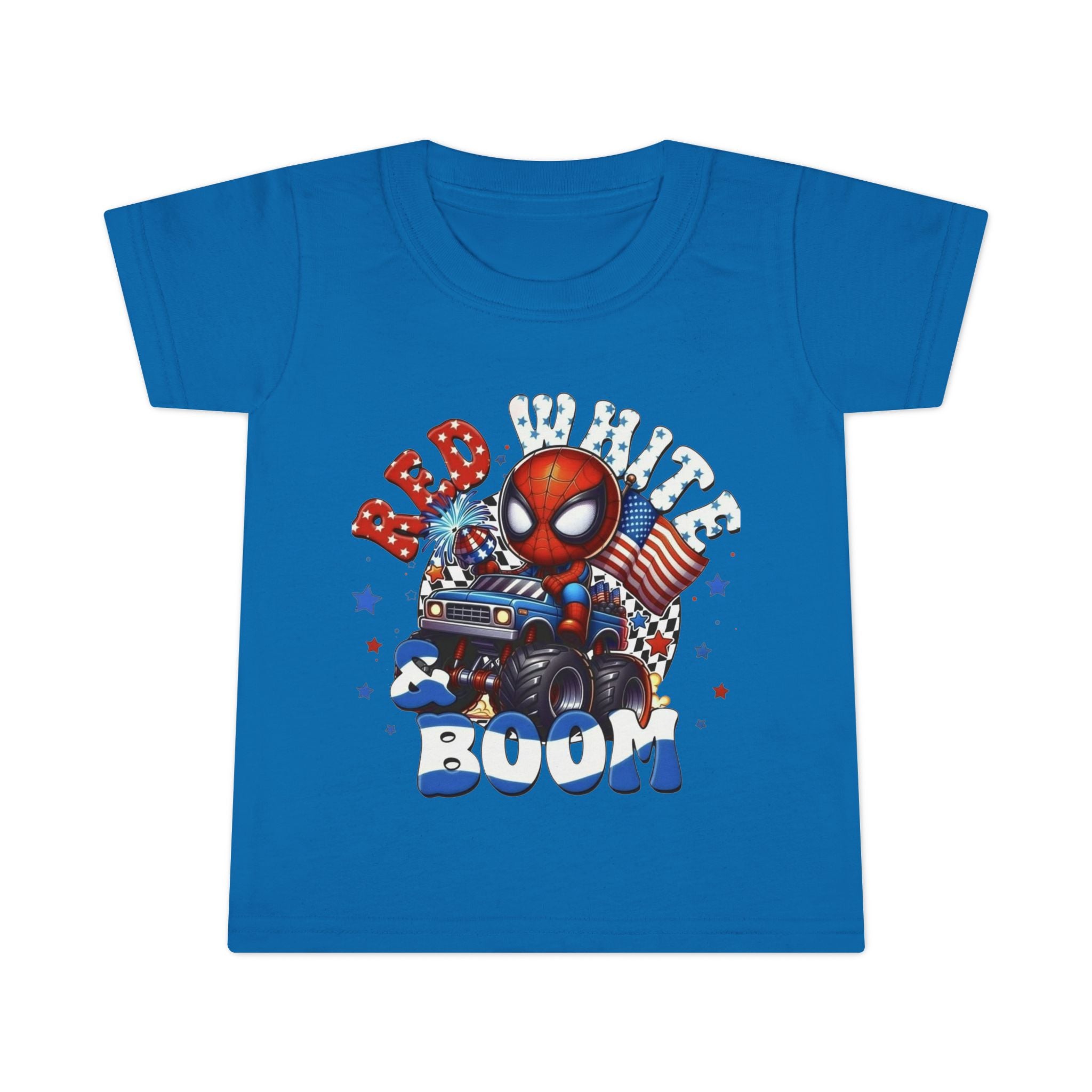 Toddler T-Shirt — "Red White Boom" Patriotic Graphic
