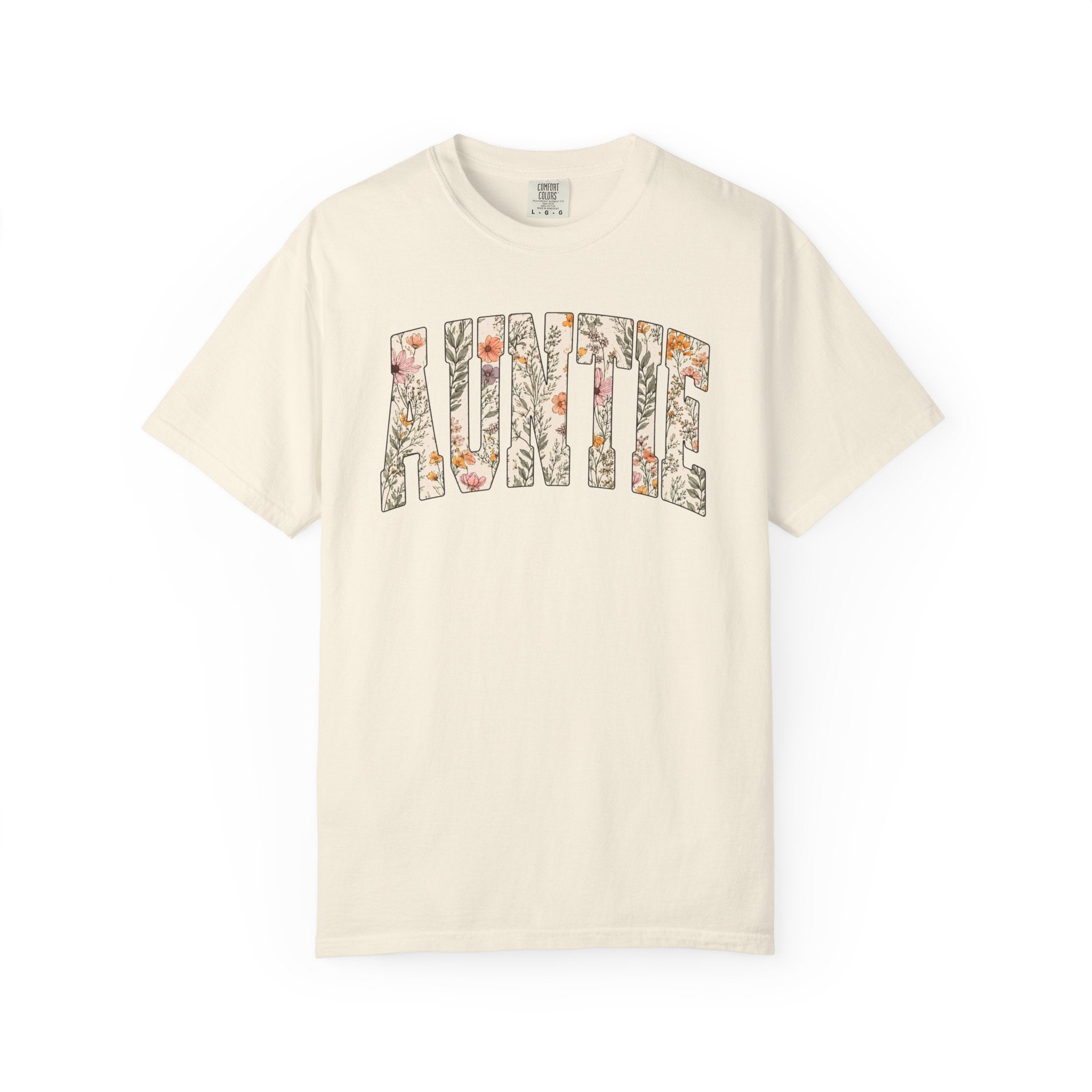 “Auntie” Floral Tee
