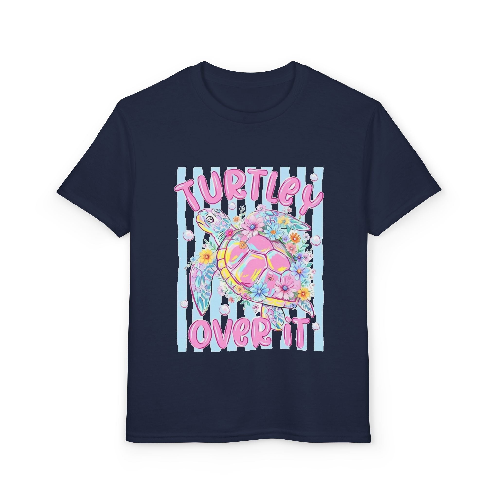 "Turtley Over It" Colorful- Youth Tee
