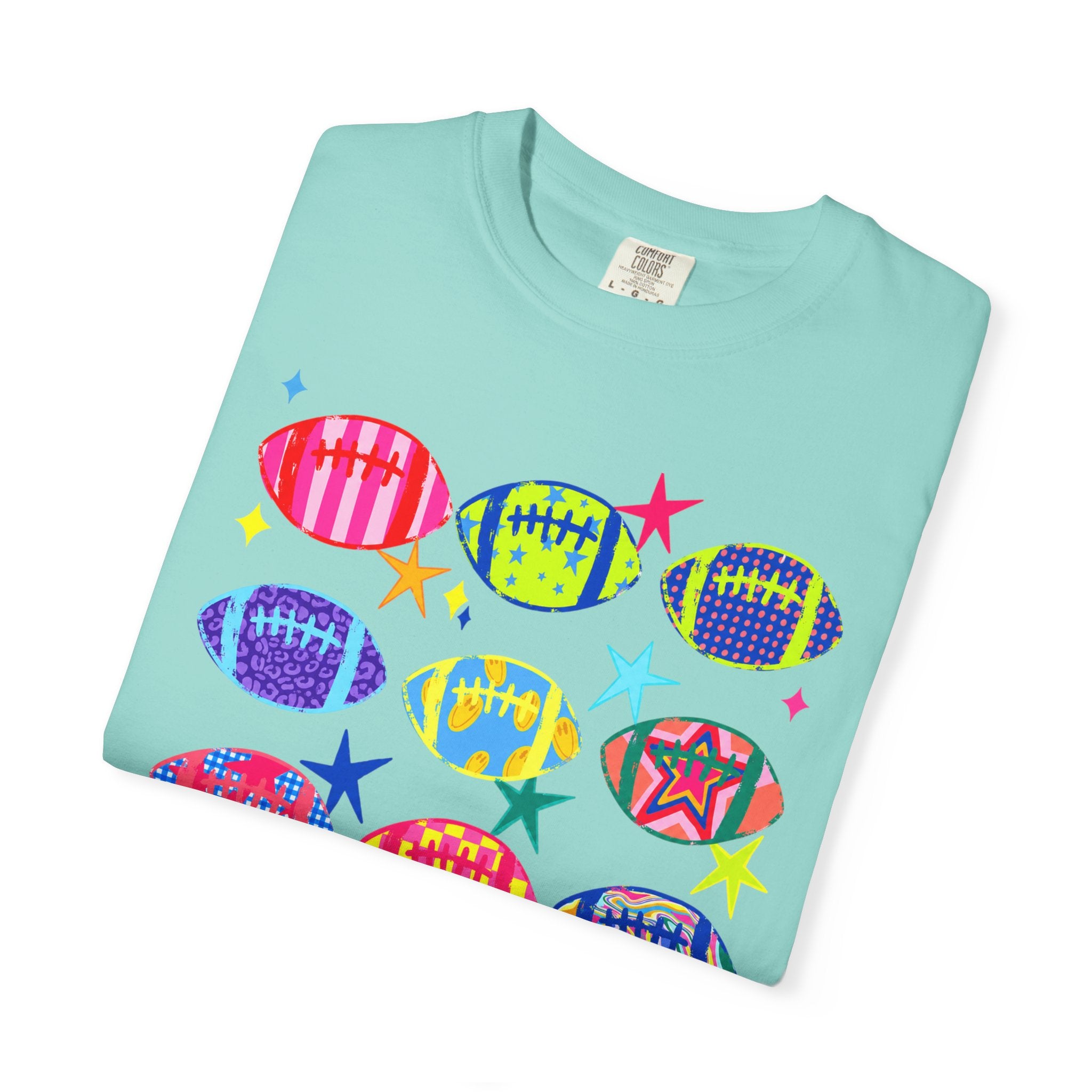 Neon Football Graphic Tee