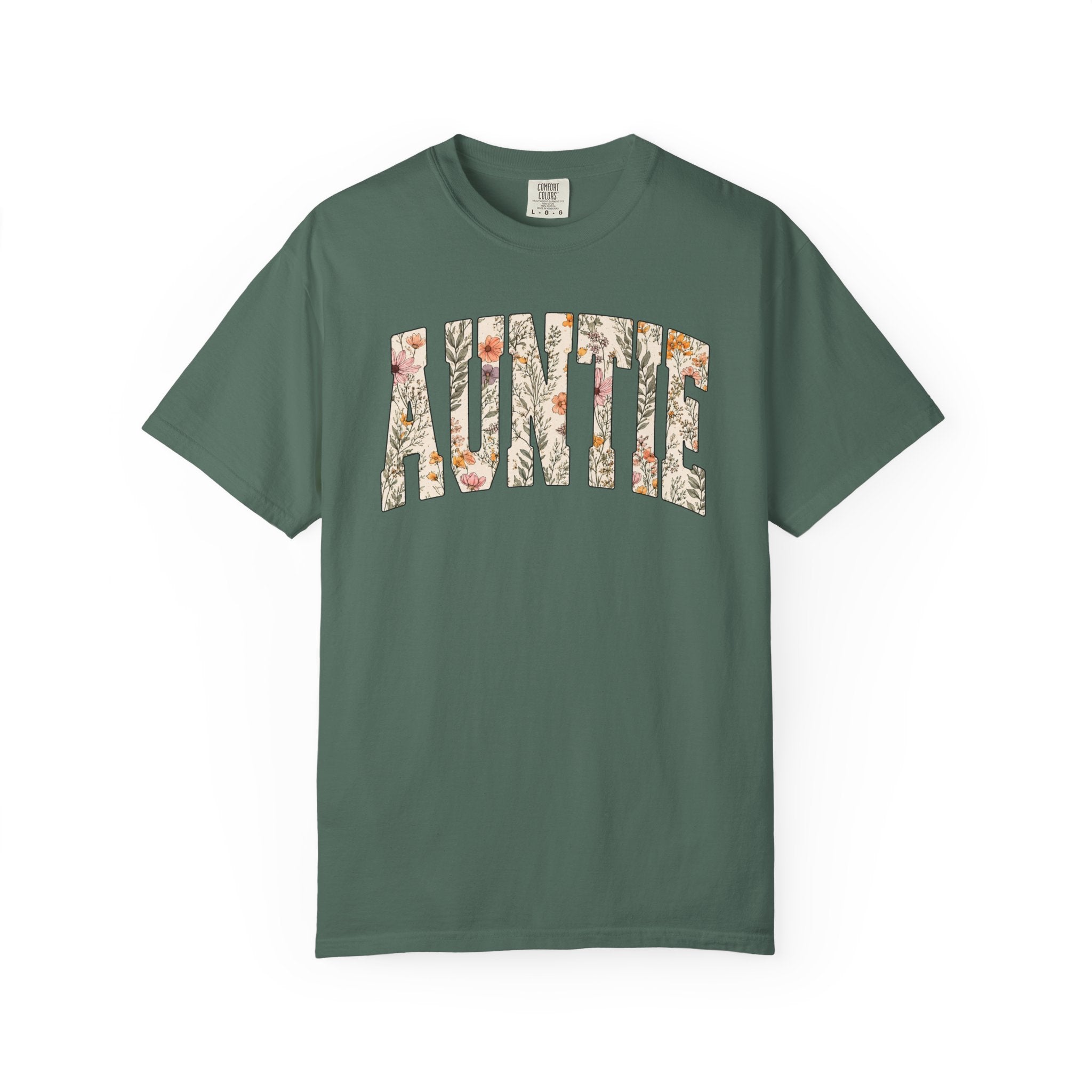 “Auntie” Floral Tee