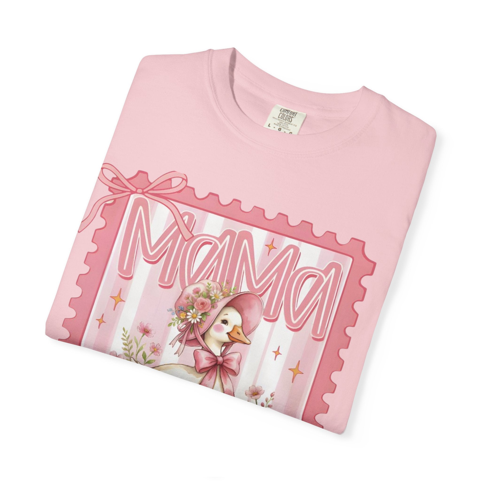 Mama Goose T-Shirt — Vintage Pink Nursery Illustration Tee
