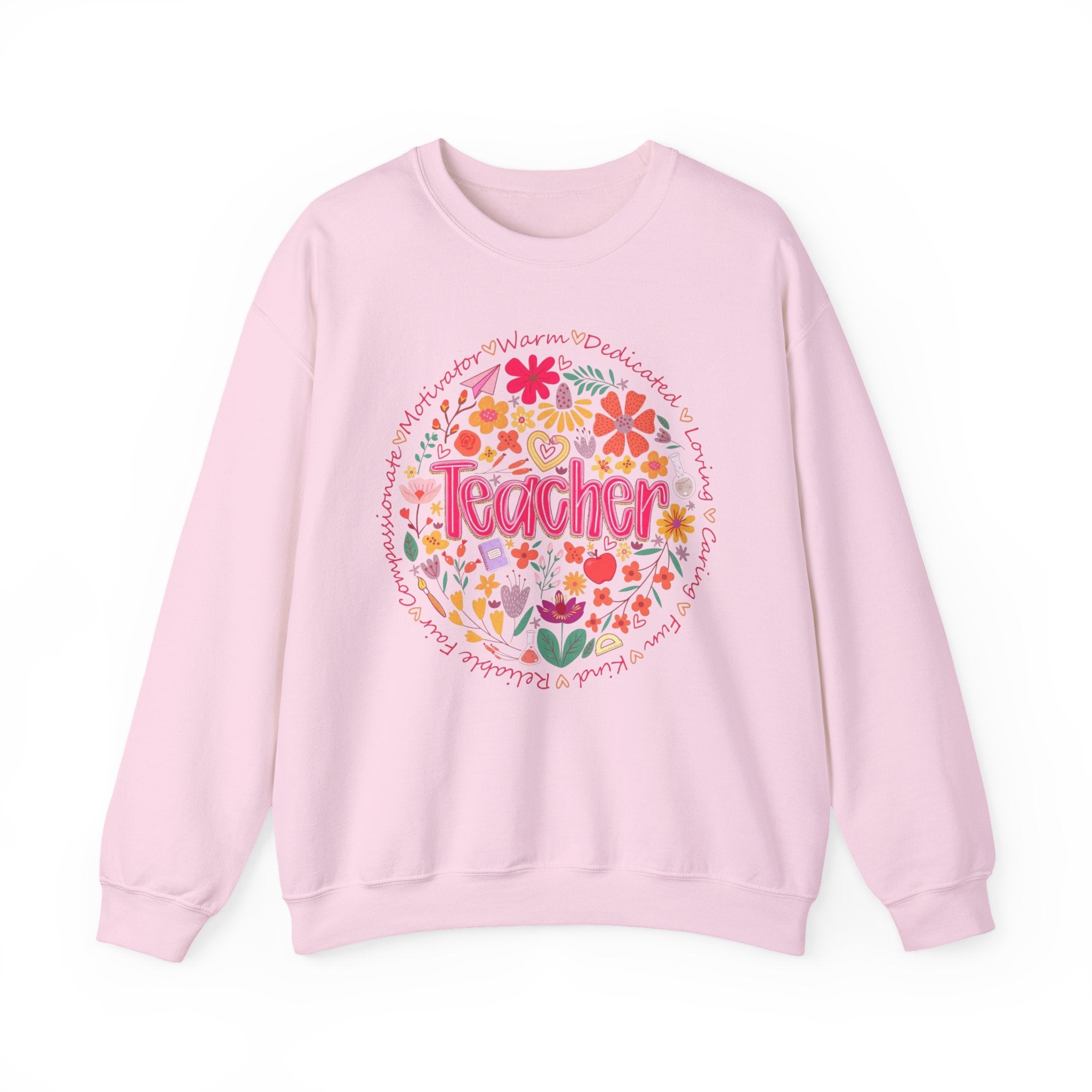 Teacher Floral Sweatshirt