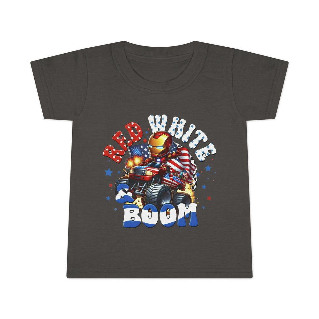Toddler T-Shirt — "Red White Boom" Patriotic Tee
