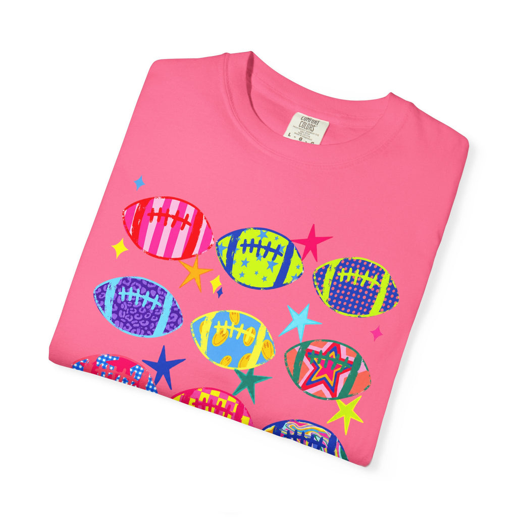 Neon Football Graphic Tee