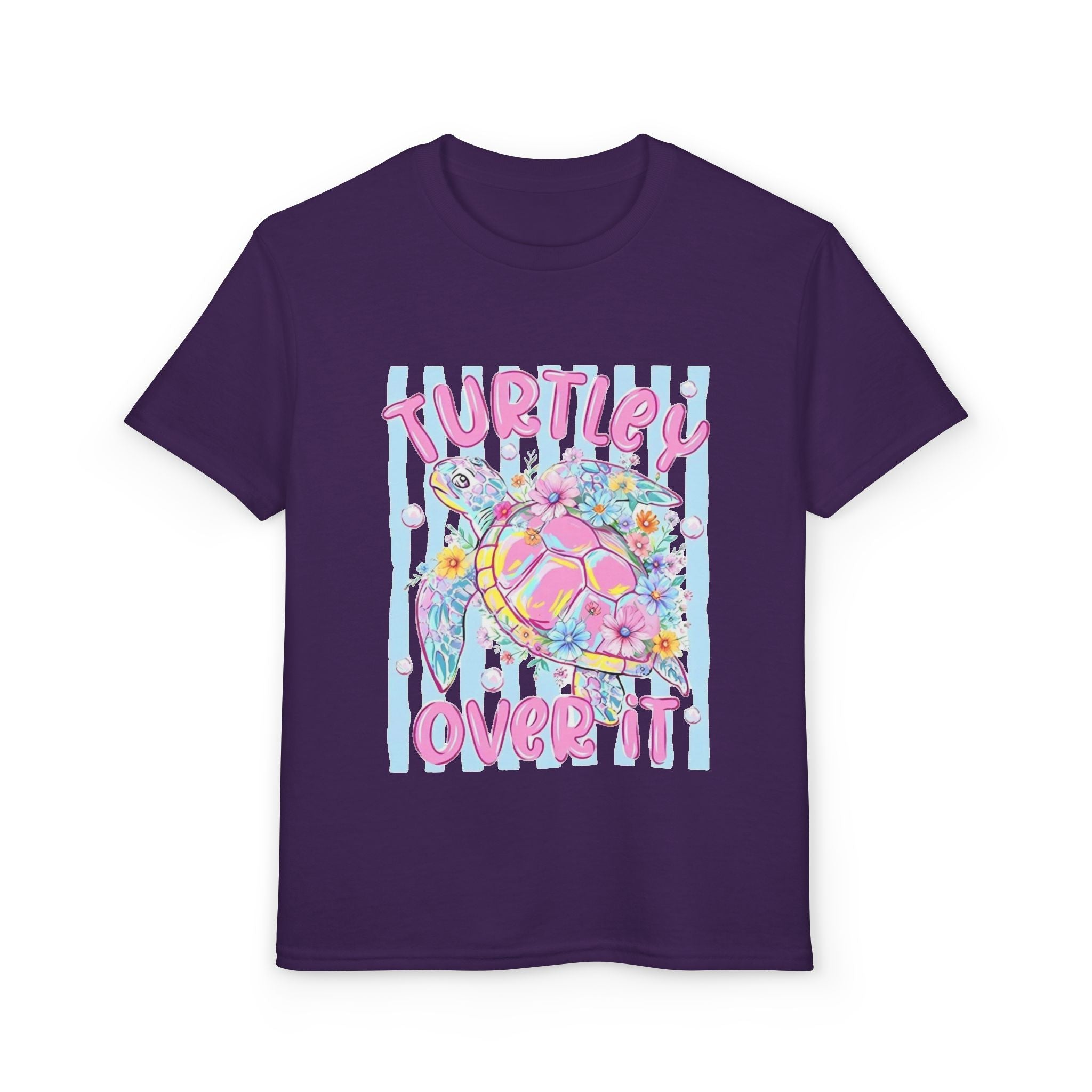 "Turtley Over It" Colorful- Youth Tee