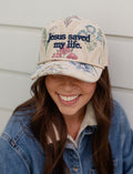 Jesus saved my life. Hat