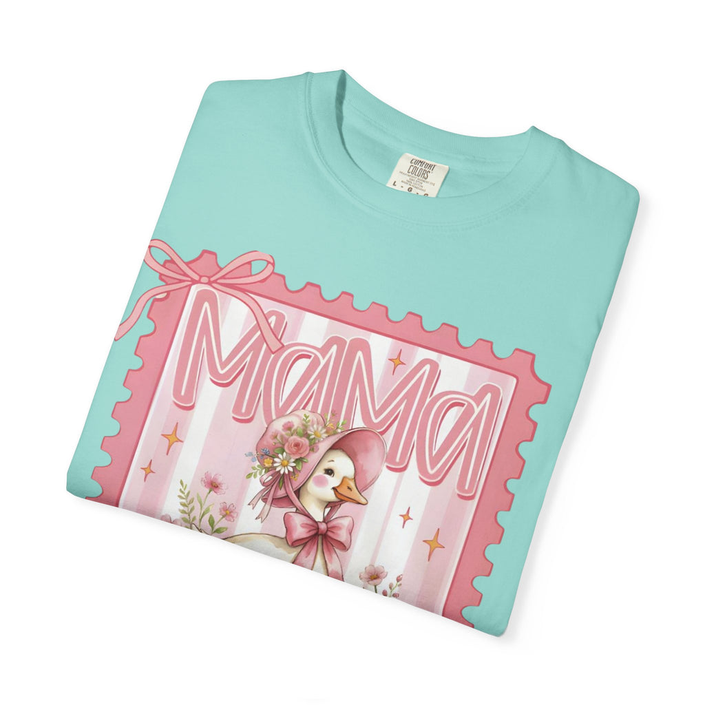 Mama Goose T-Shirt — Vintage Pink Nursery Illustration Tee