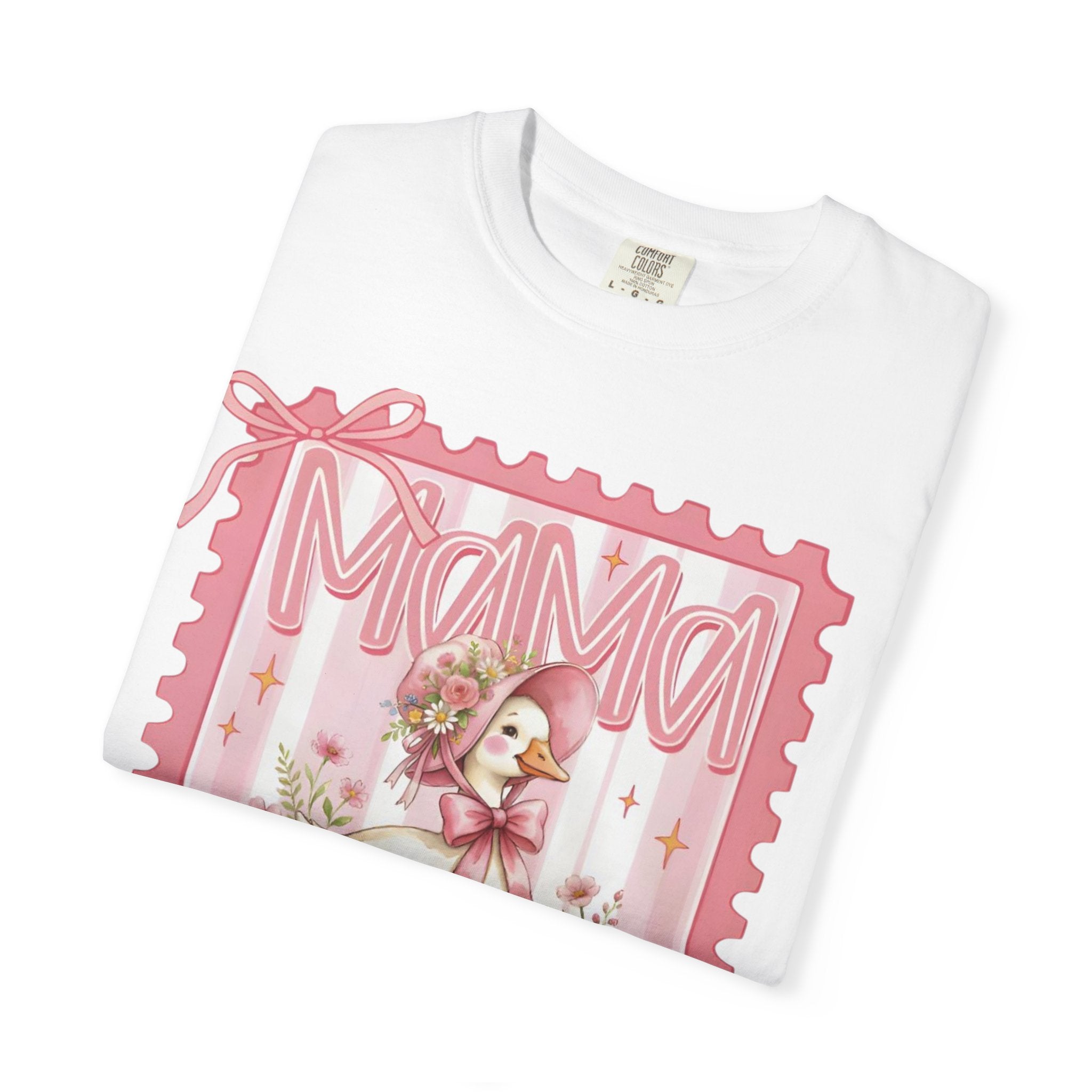 Mama Goose T-Shirt — Vintage Pink Nursery Illustration Tee