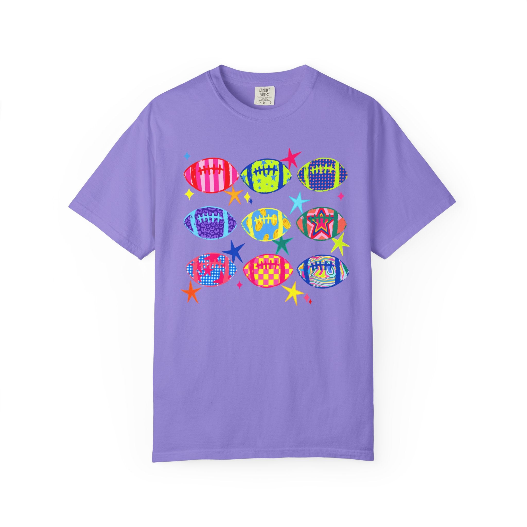 Neon Football Graphic Tee