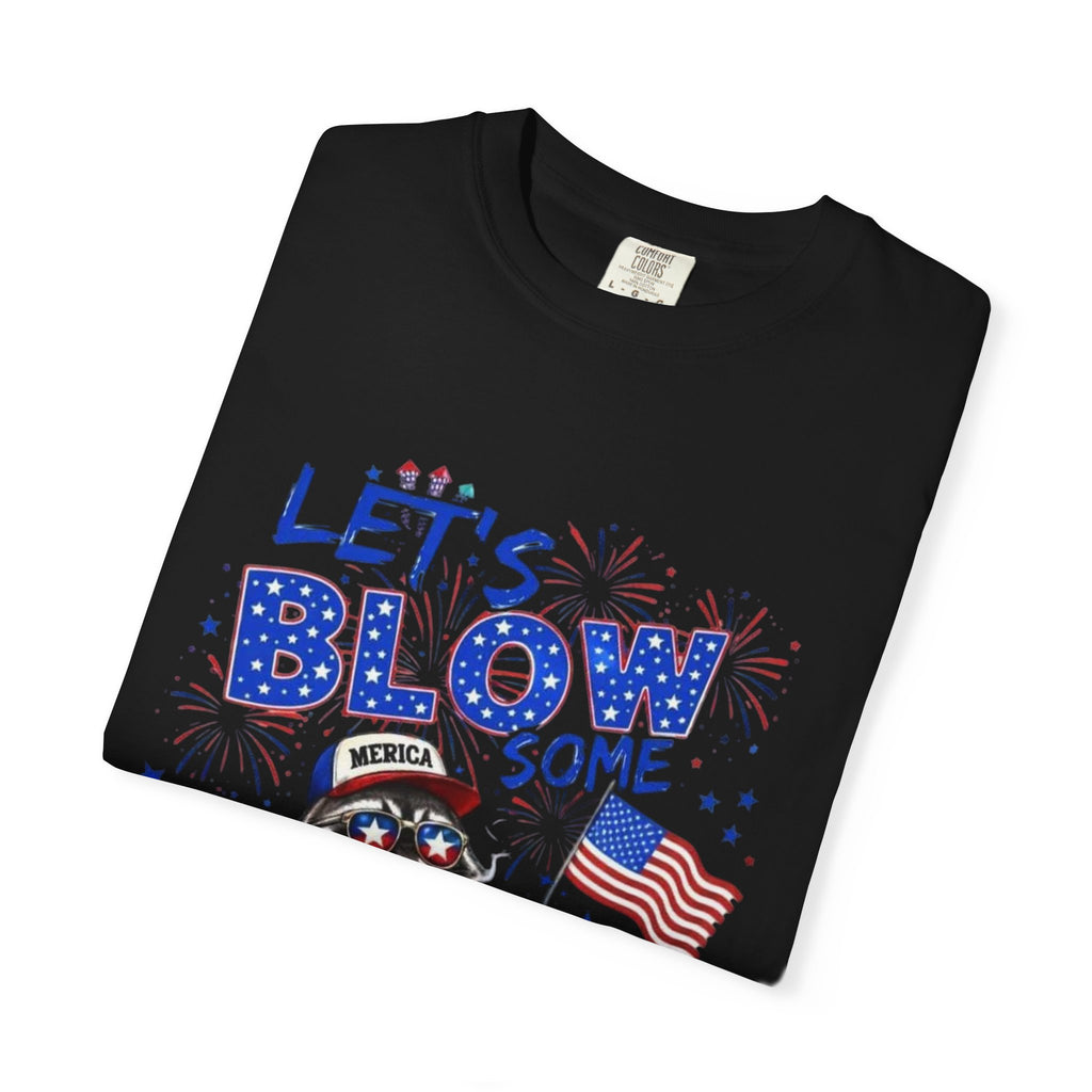 Patriotic Raccoon- Graphic T-Shirt