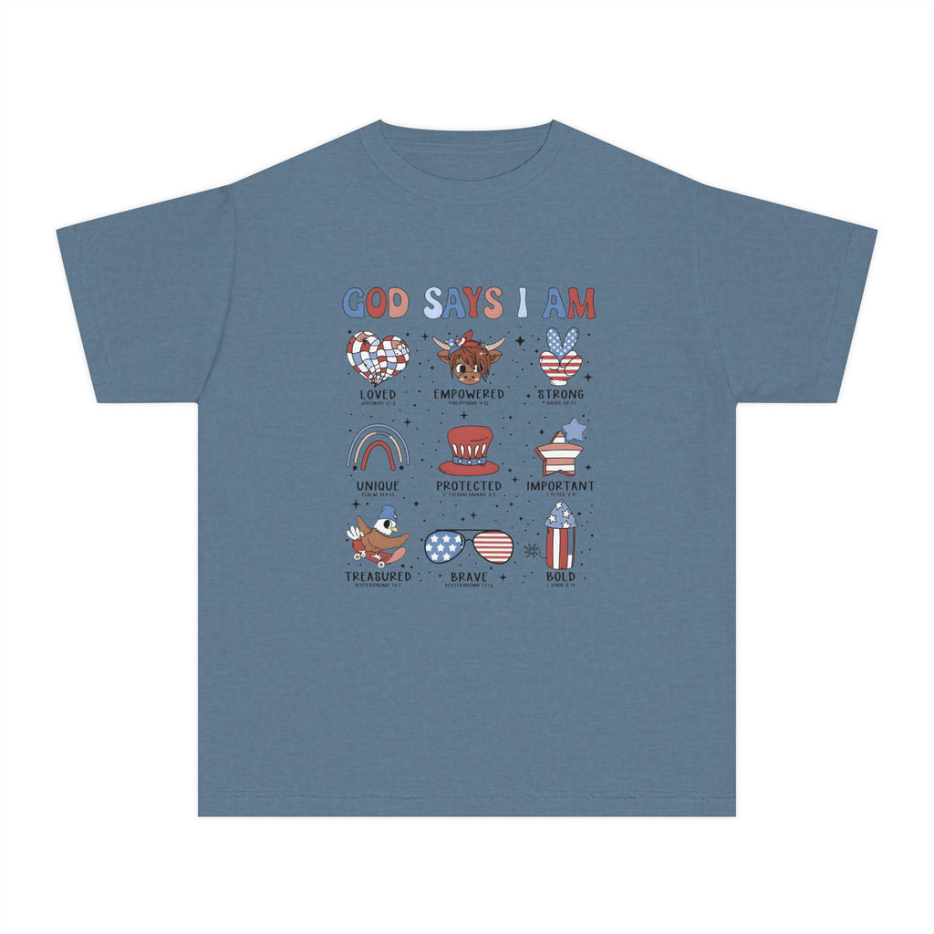 "God Says I Am.." Youth Tee