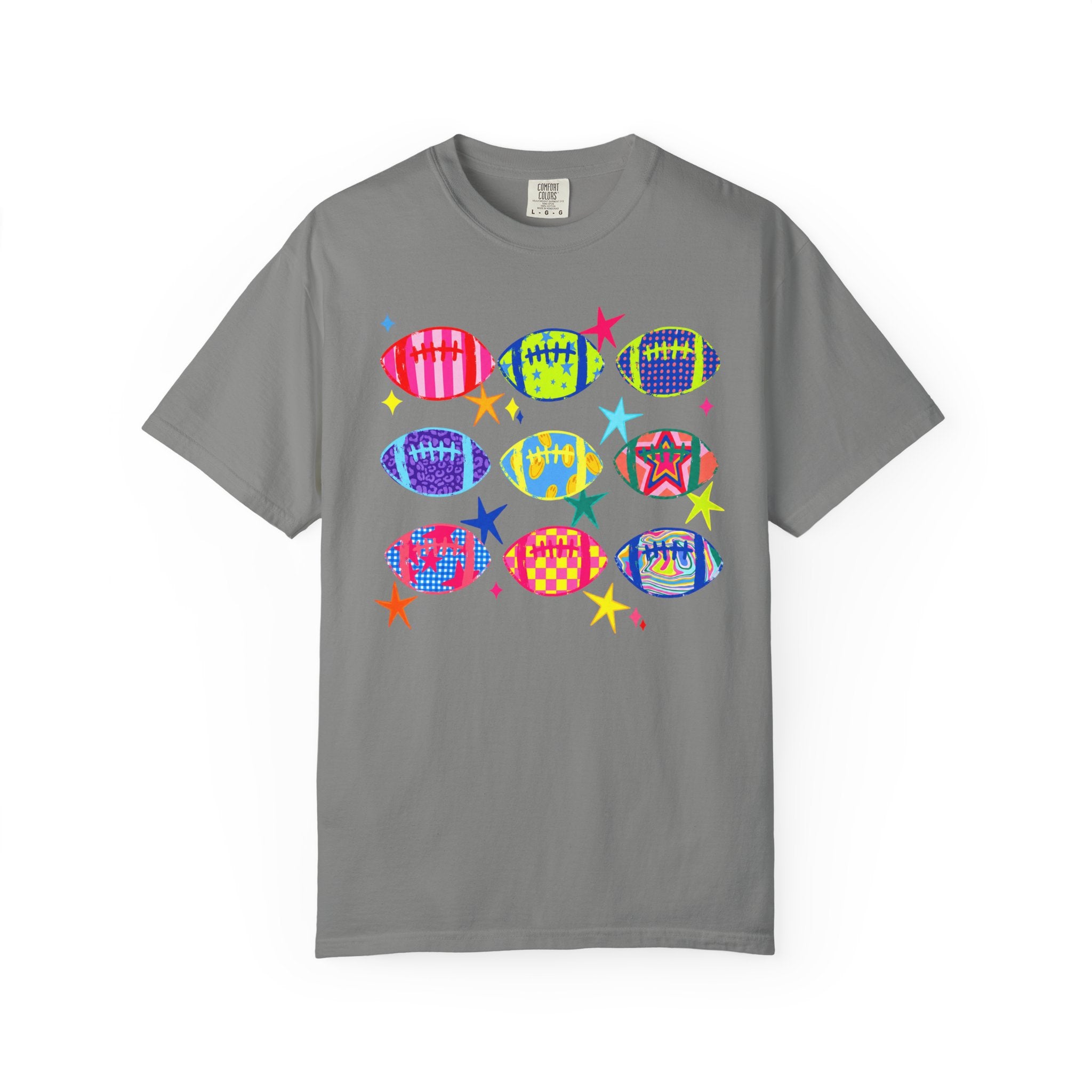 Neon Football Graphic Tee