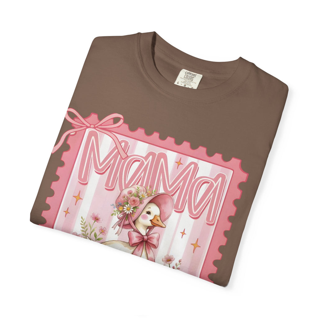 Mama Goose T-Shirt — Vintage Pink Nursery Illustration Tee