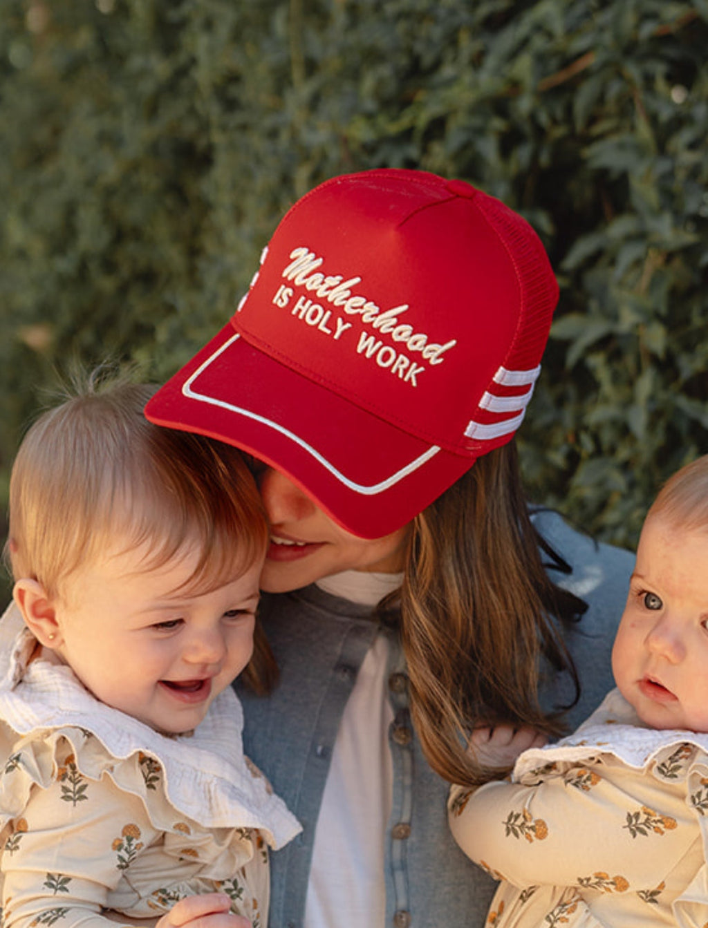 Motherhood is Holy Work Hat