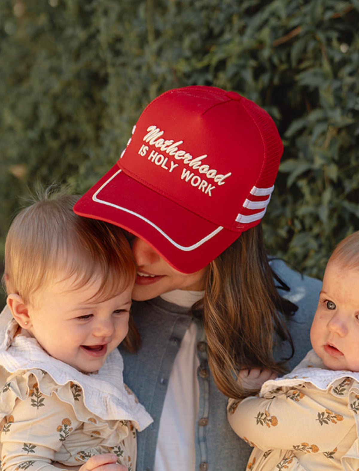 Motherhood is Holy Work Hat