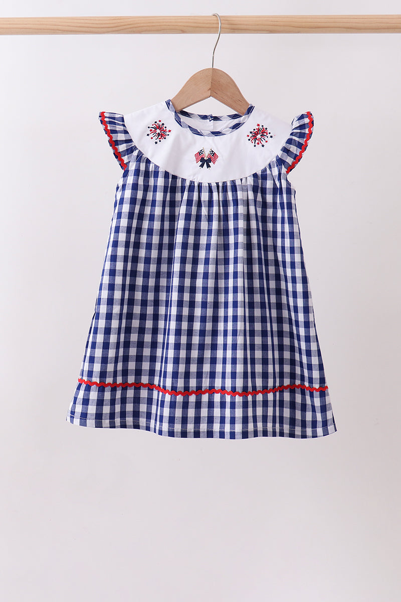 Patriotic Gingham Dress