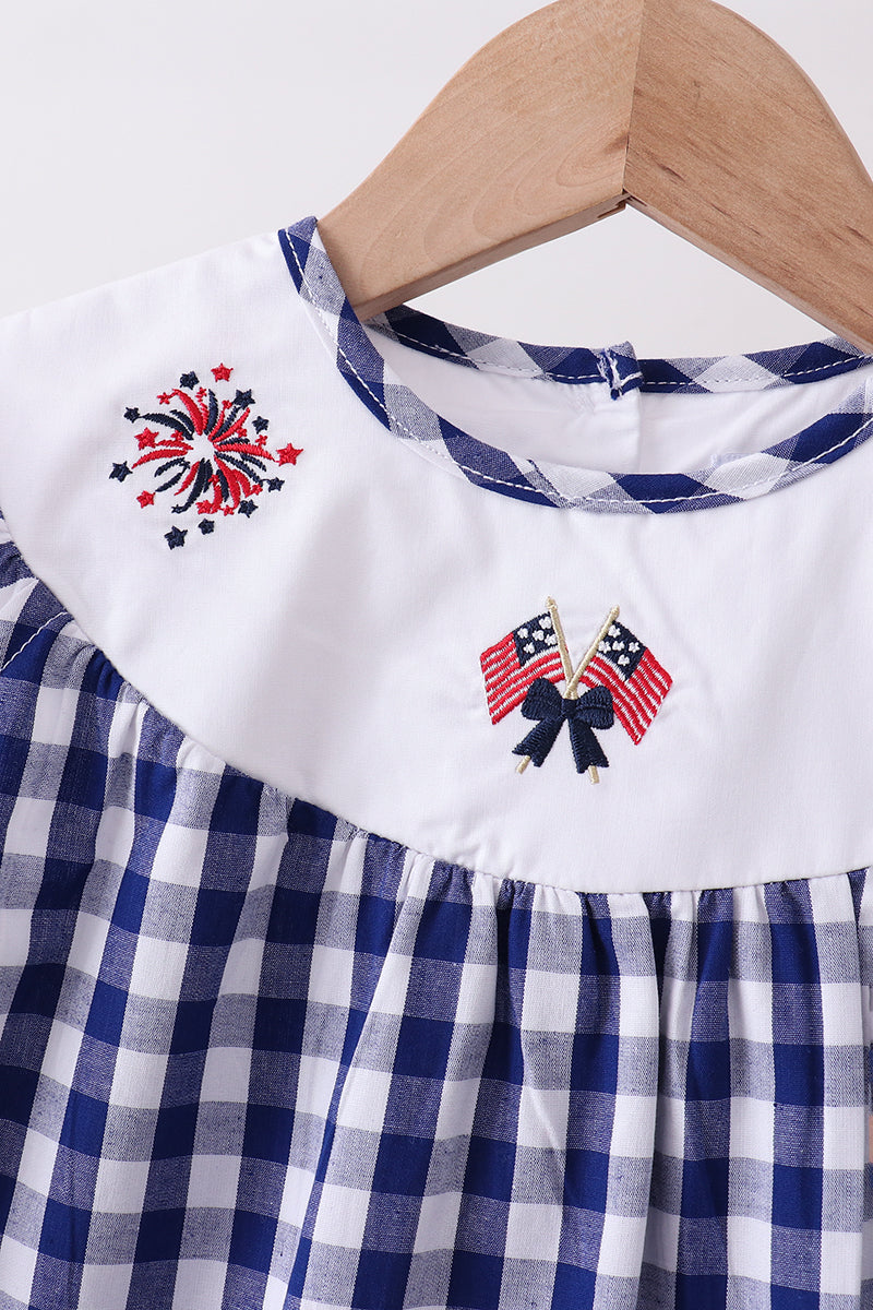 Patriotic Gingham Dress