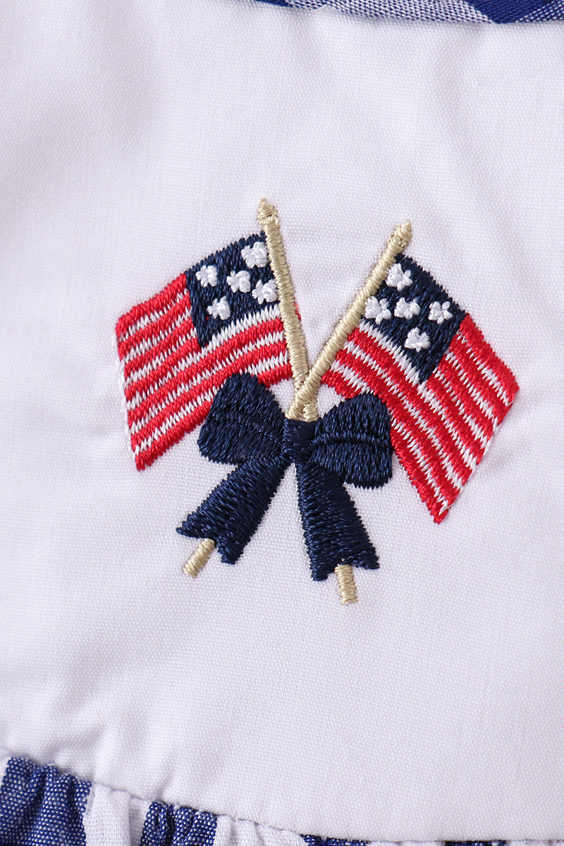 Patriotic Gingham Dress