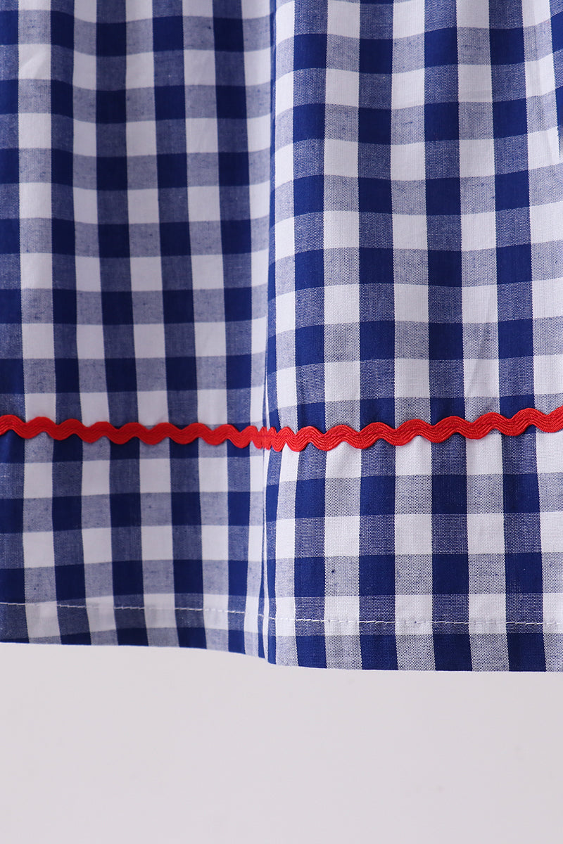 Patriotic Gingham Dress