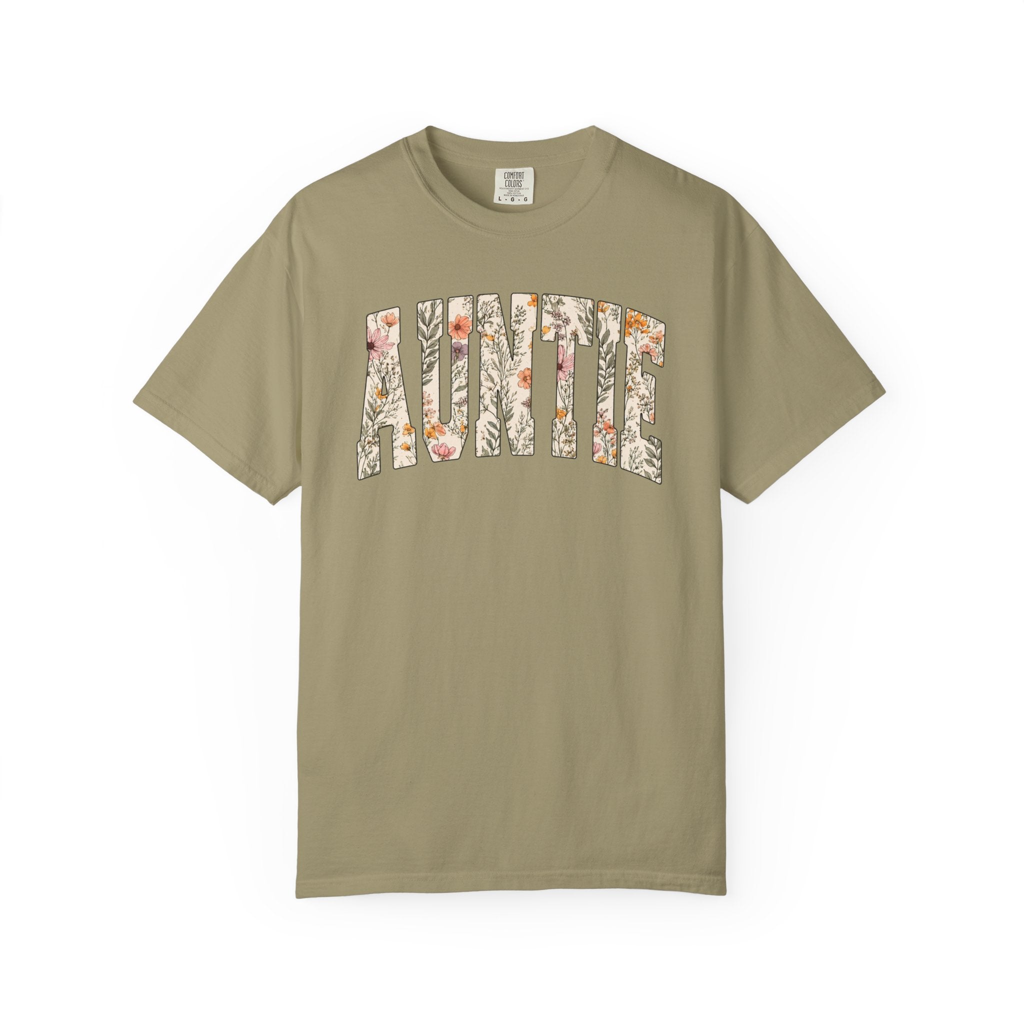 “Auntie” Floral Tee