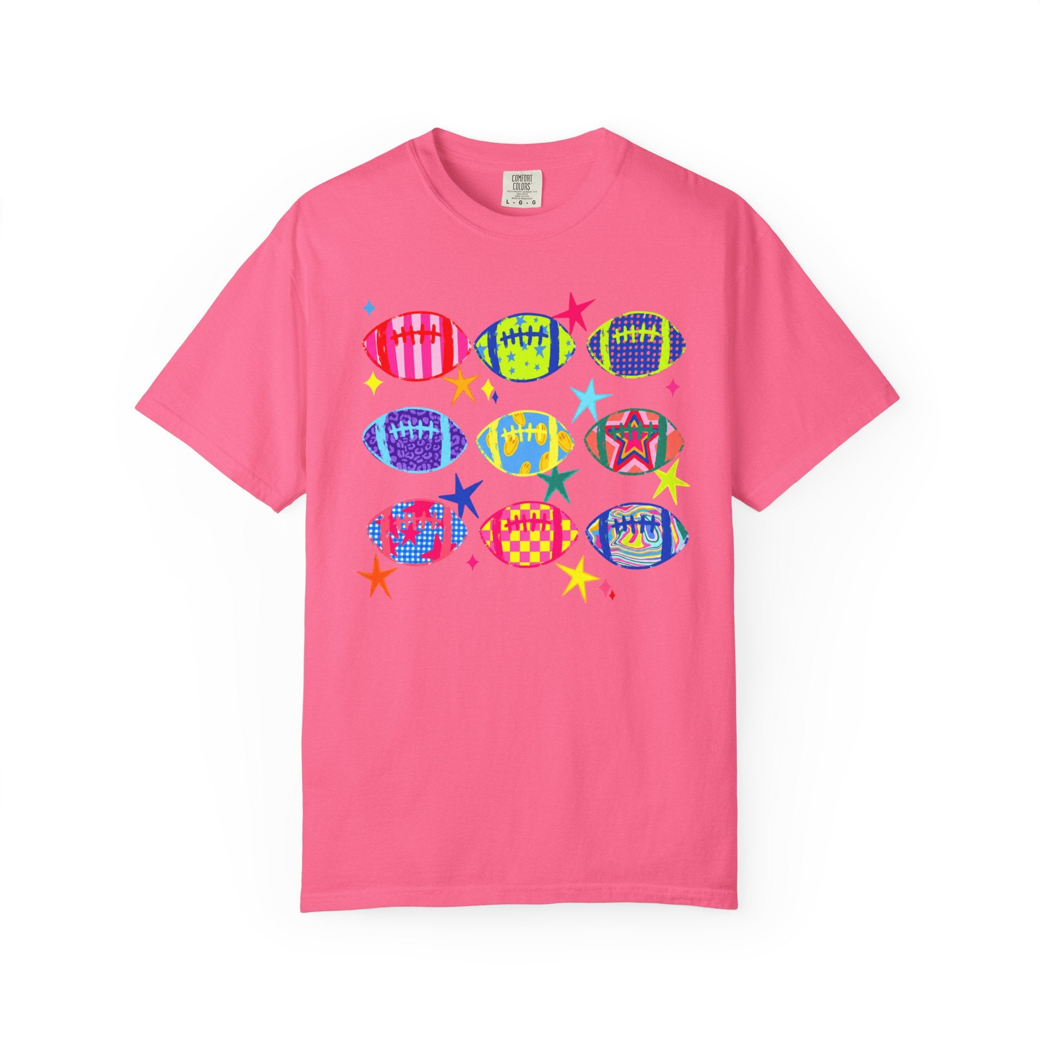 Neon Football Graphic Tee