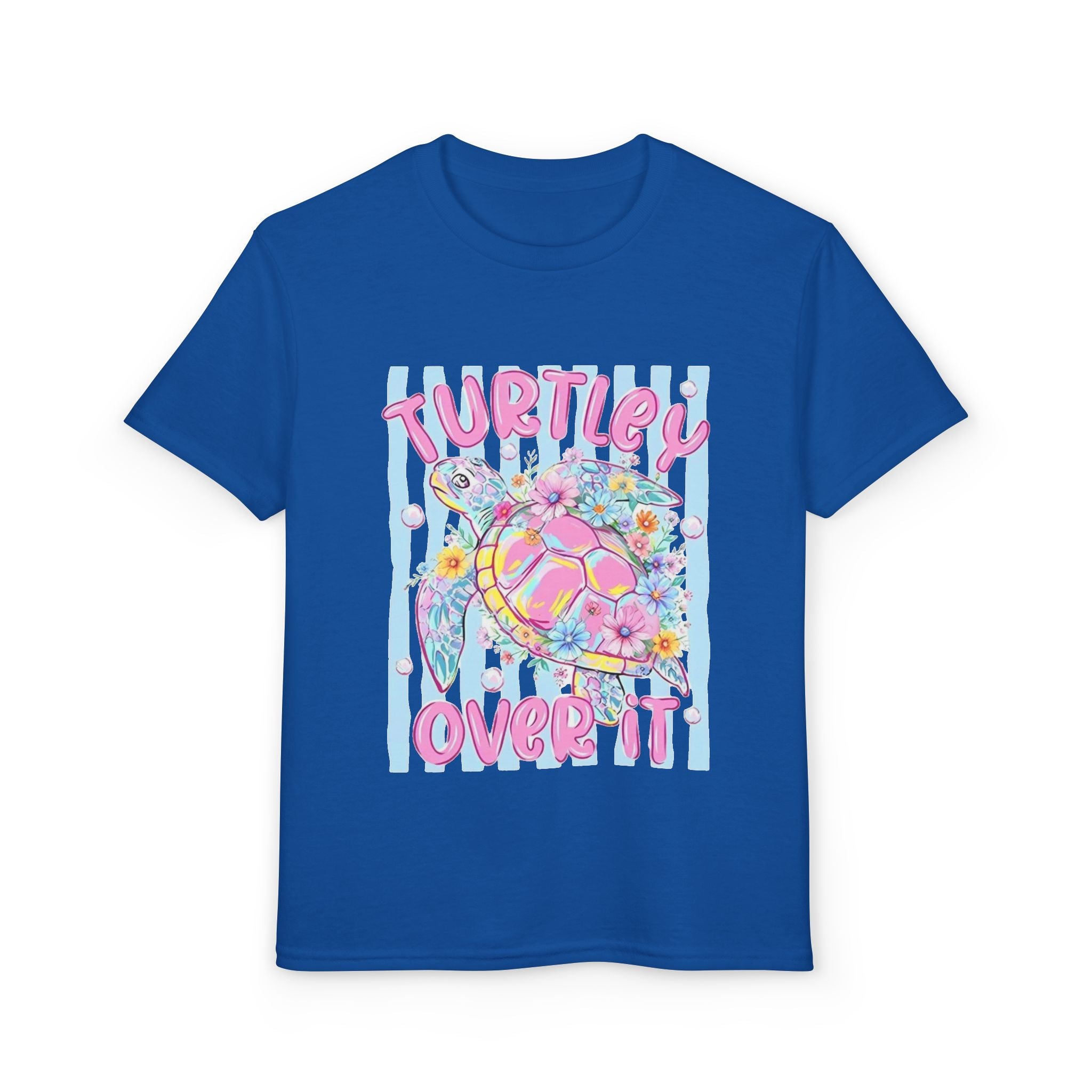 "Turtley Over It" Colorful- Youth Tee