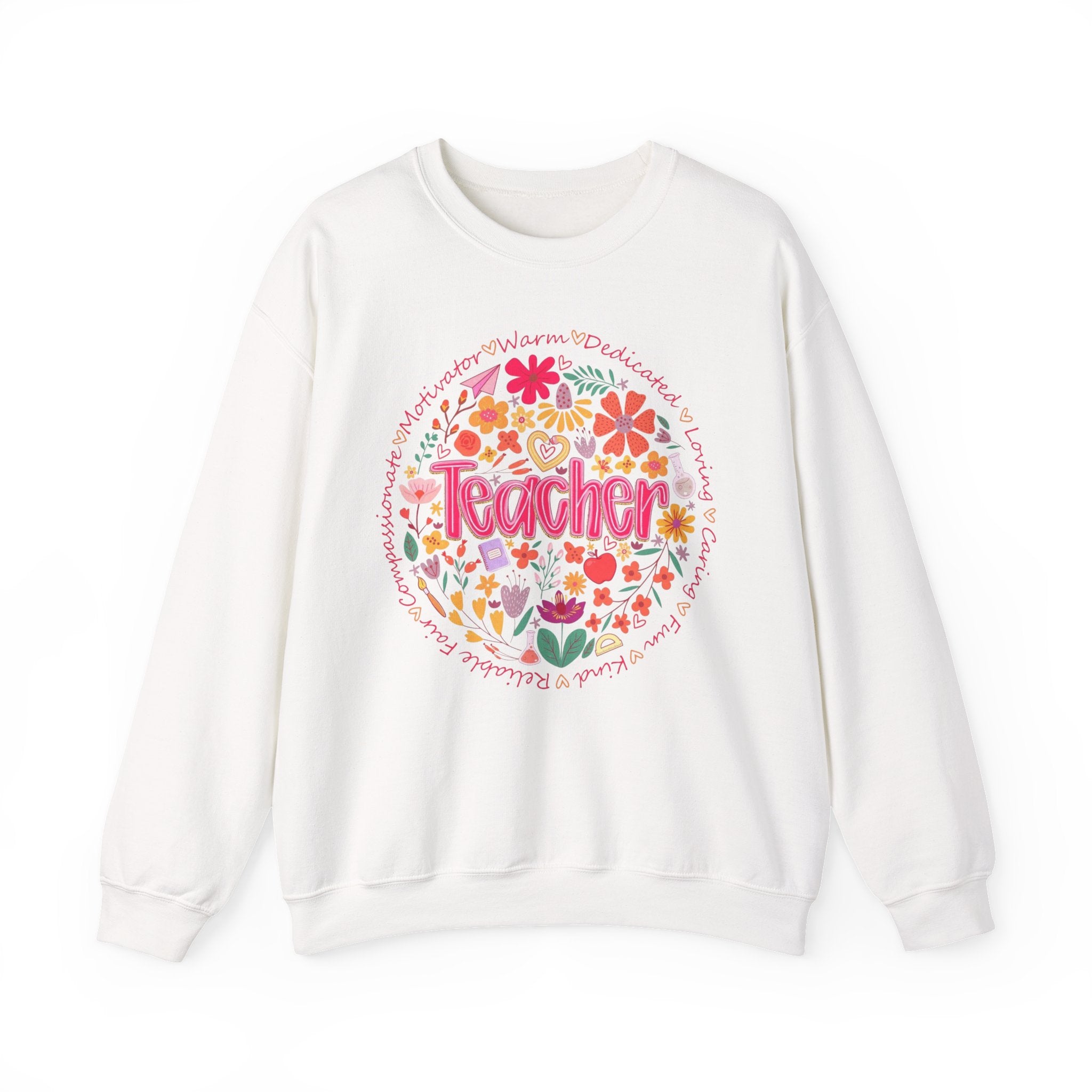 Teacher Floral Sweatshirt