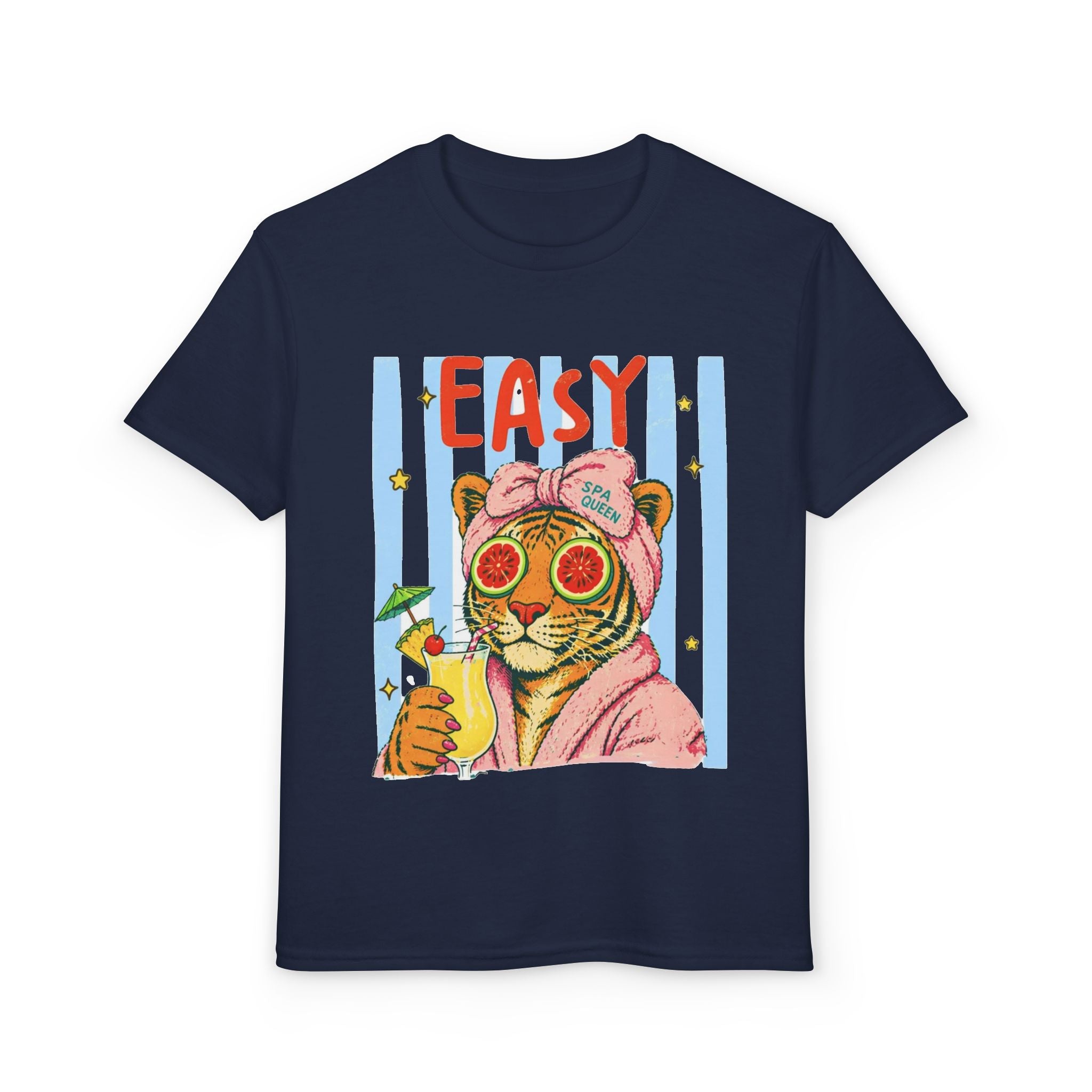"Easy" Tiger Spa Tee- Youth