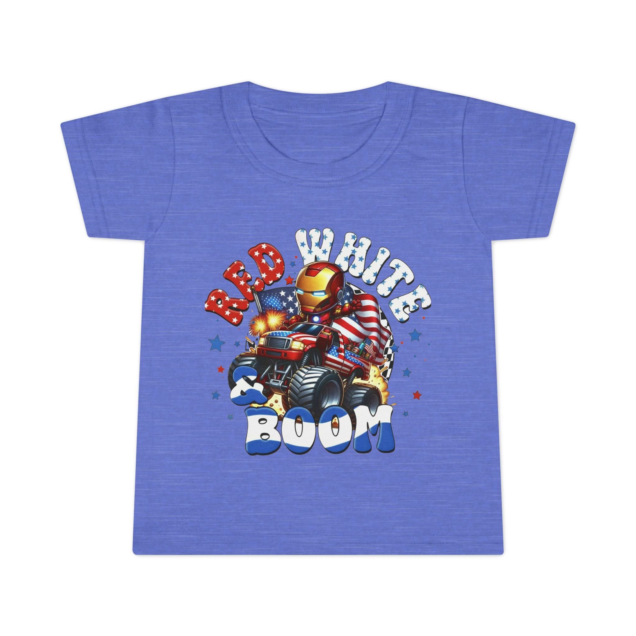 Toddler T-Shirt — "Red White Boom" Patriotic Tee