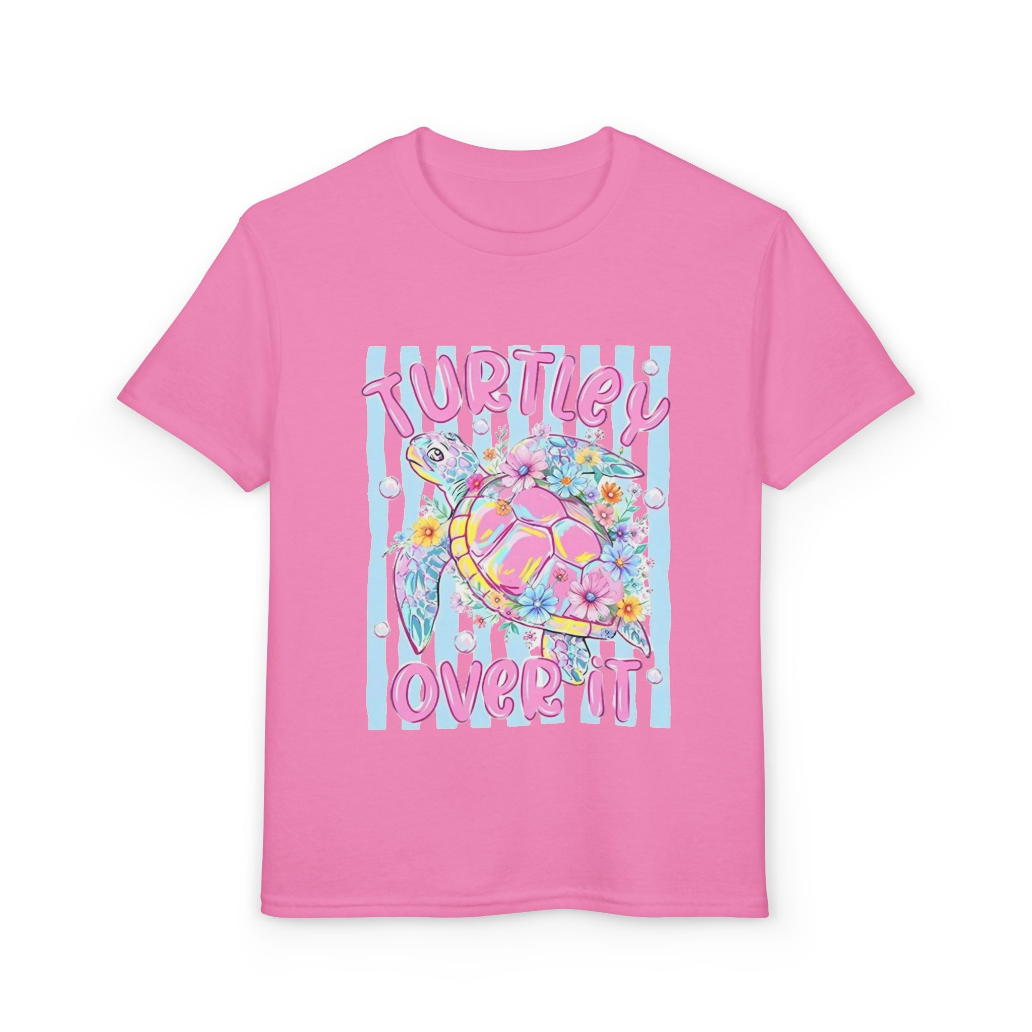 "Turtley Over It" Colorful- Youth Tee