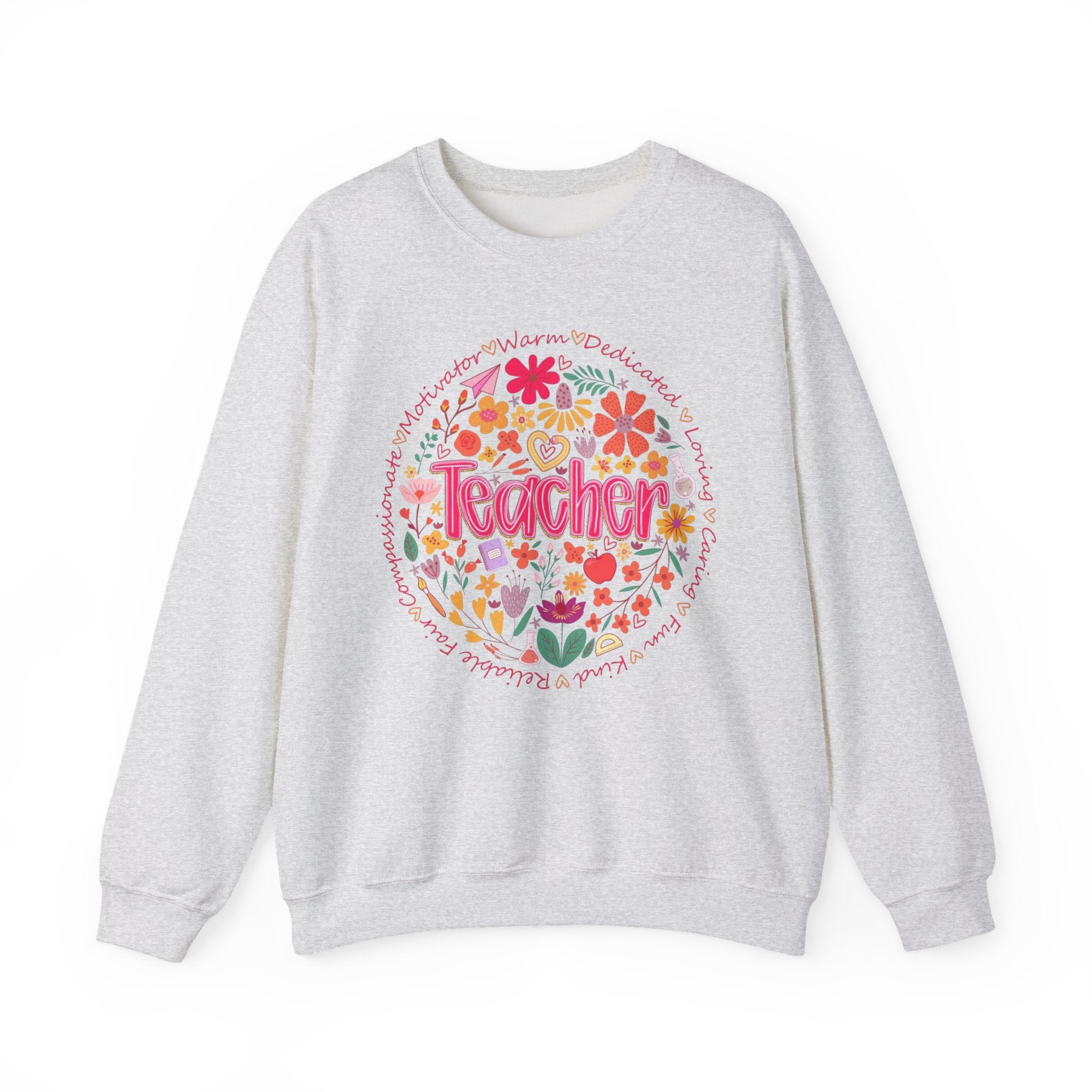 Teacher Floral Sweatshirt