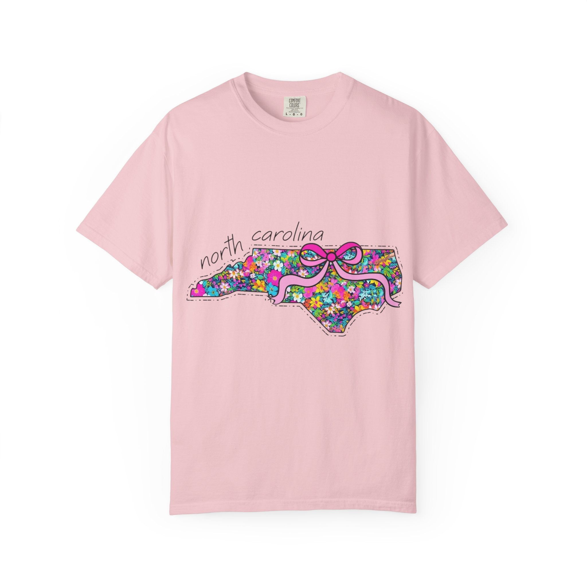 North Carolina- Floral Map Tee