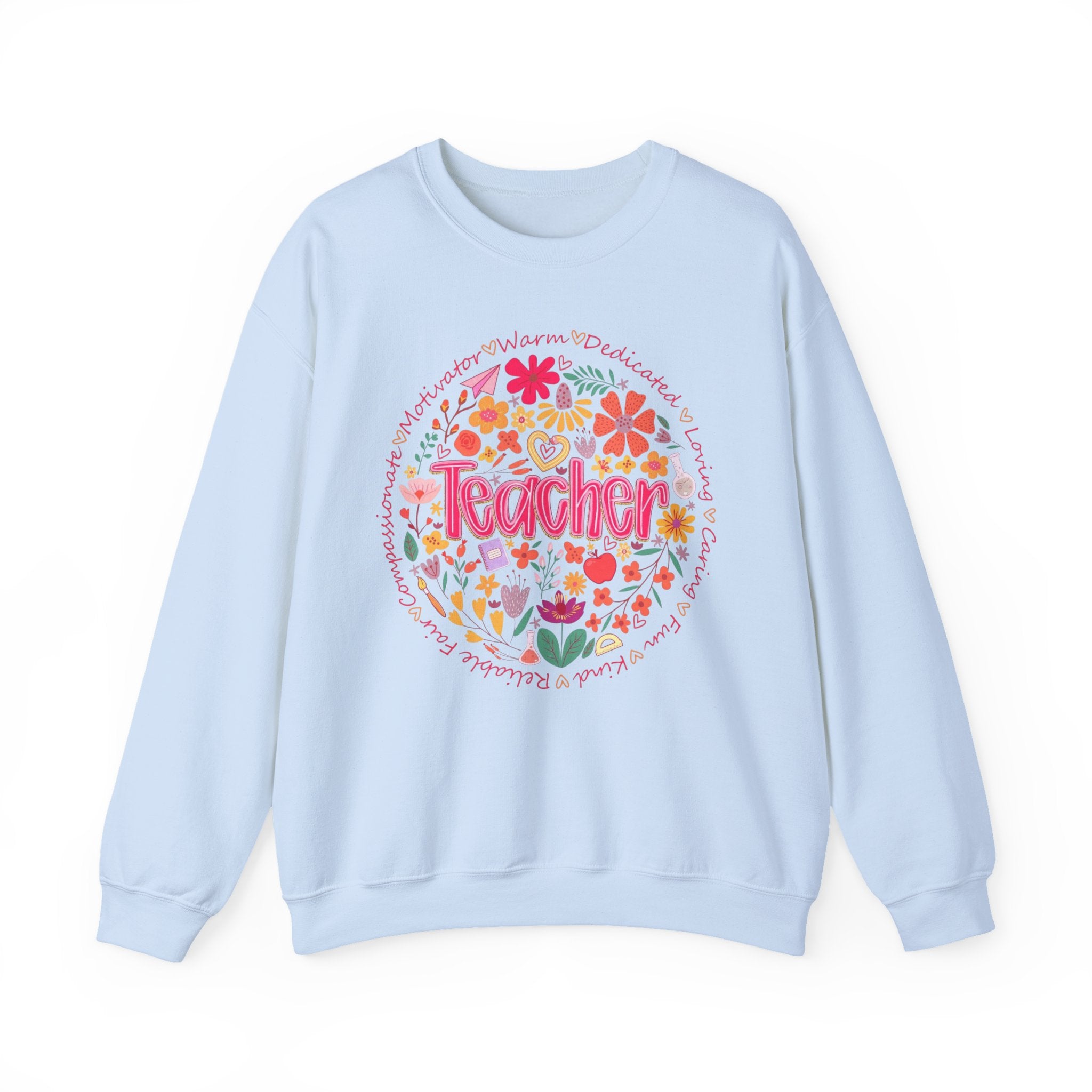 Teacher Floral Sweatshirt
