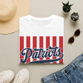 Patriots Stripped White Tee