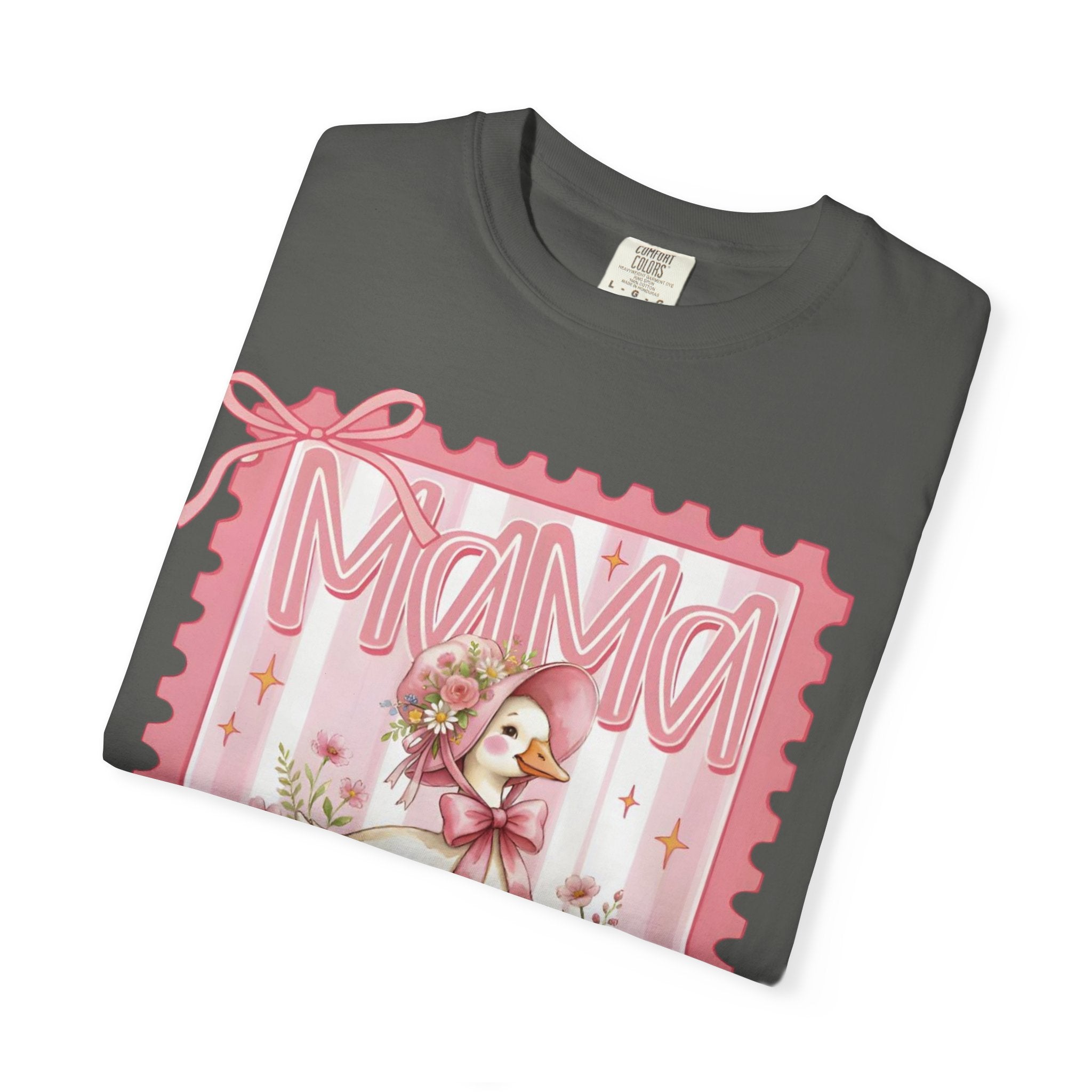 Mama Goose T-Shirt — Vintage Pink Nursery Illustration Tee