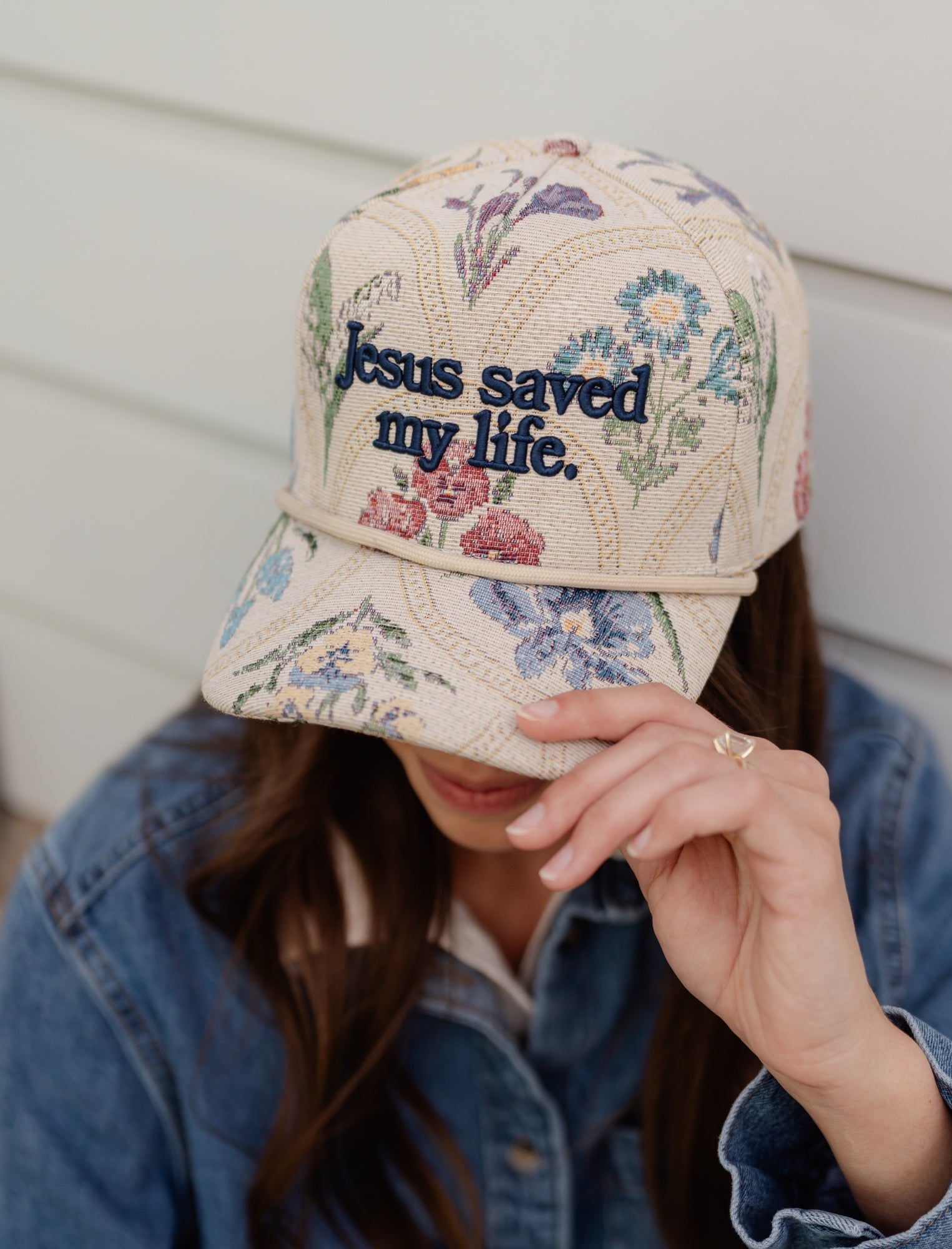 Jesus saved my life. Hat