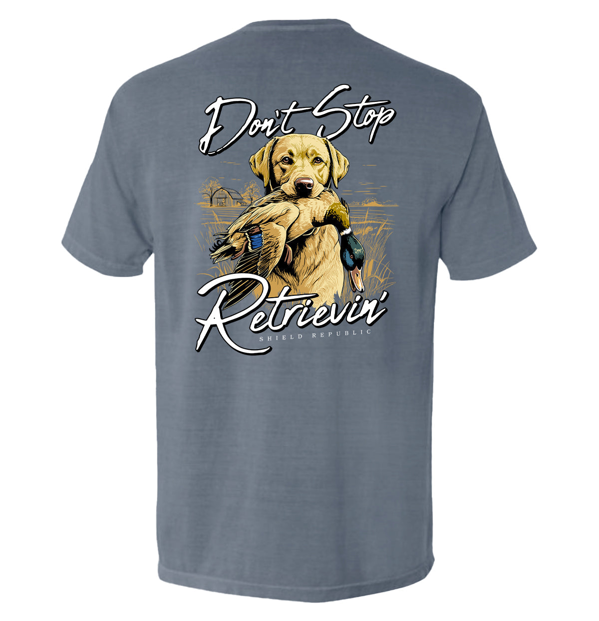 Don't Stop Retrievin (Yellow Lab)