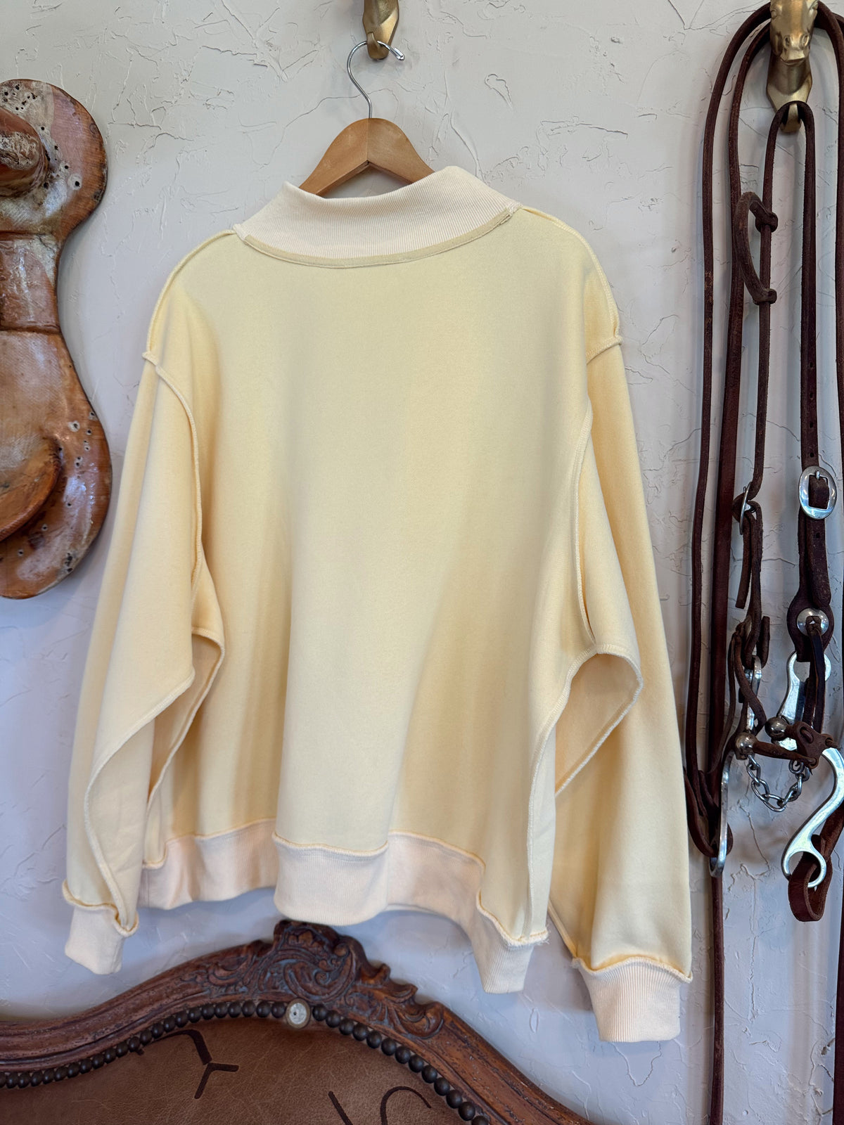 The Dillydally Mock Neck Sweatshirt