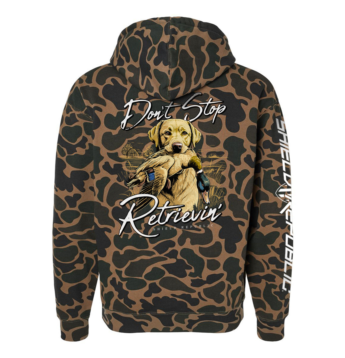 Don't Stop Retrievin (Yellow Lab)